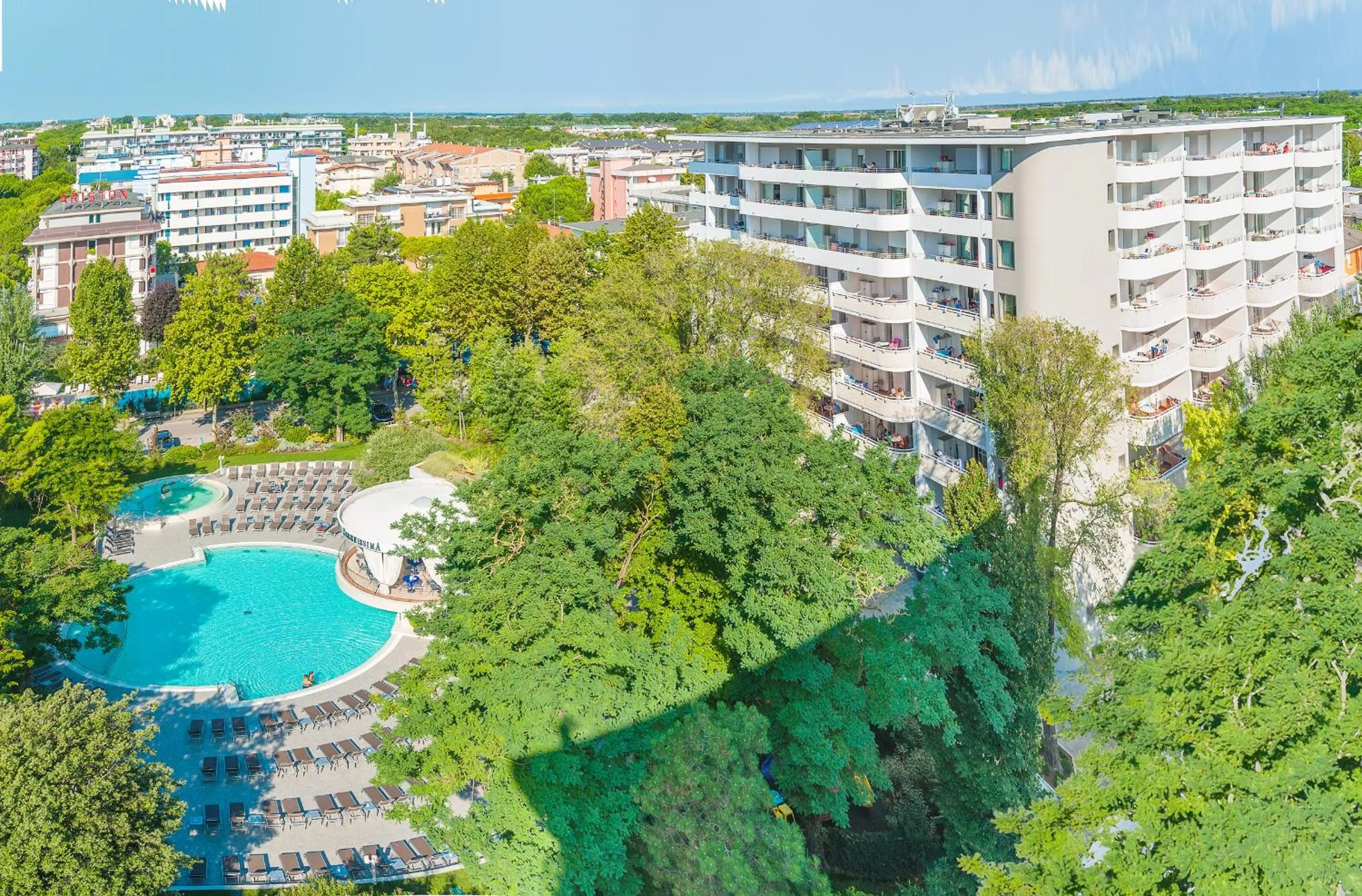 Bird's eye view in Residence Serenissima