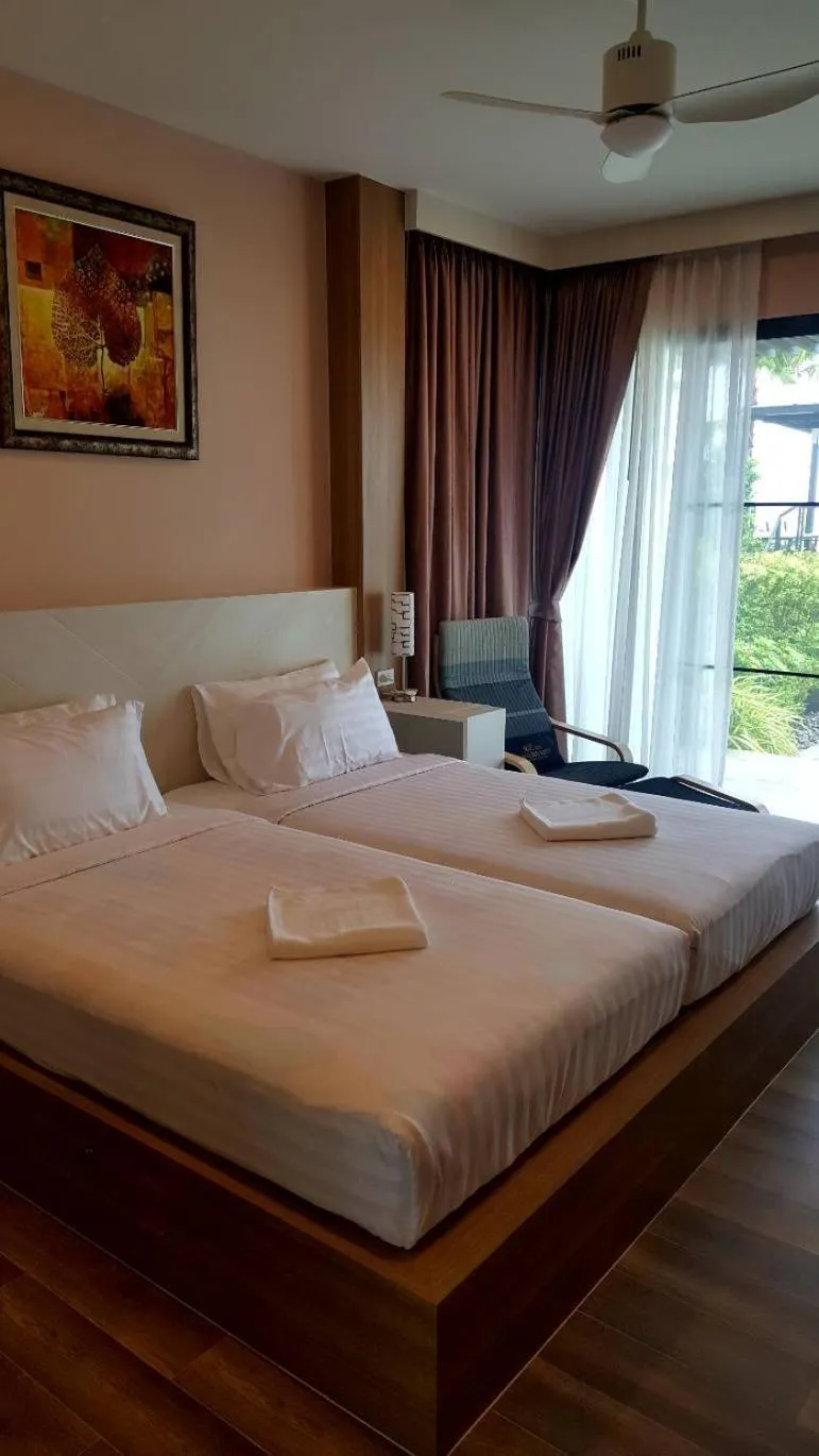 Bedroom, Bed in La Playa Beach Front Pool Villa Cha-am,Huahin