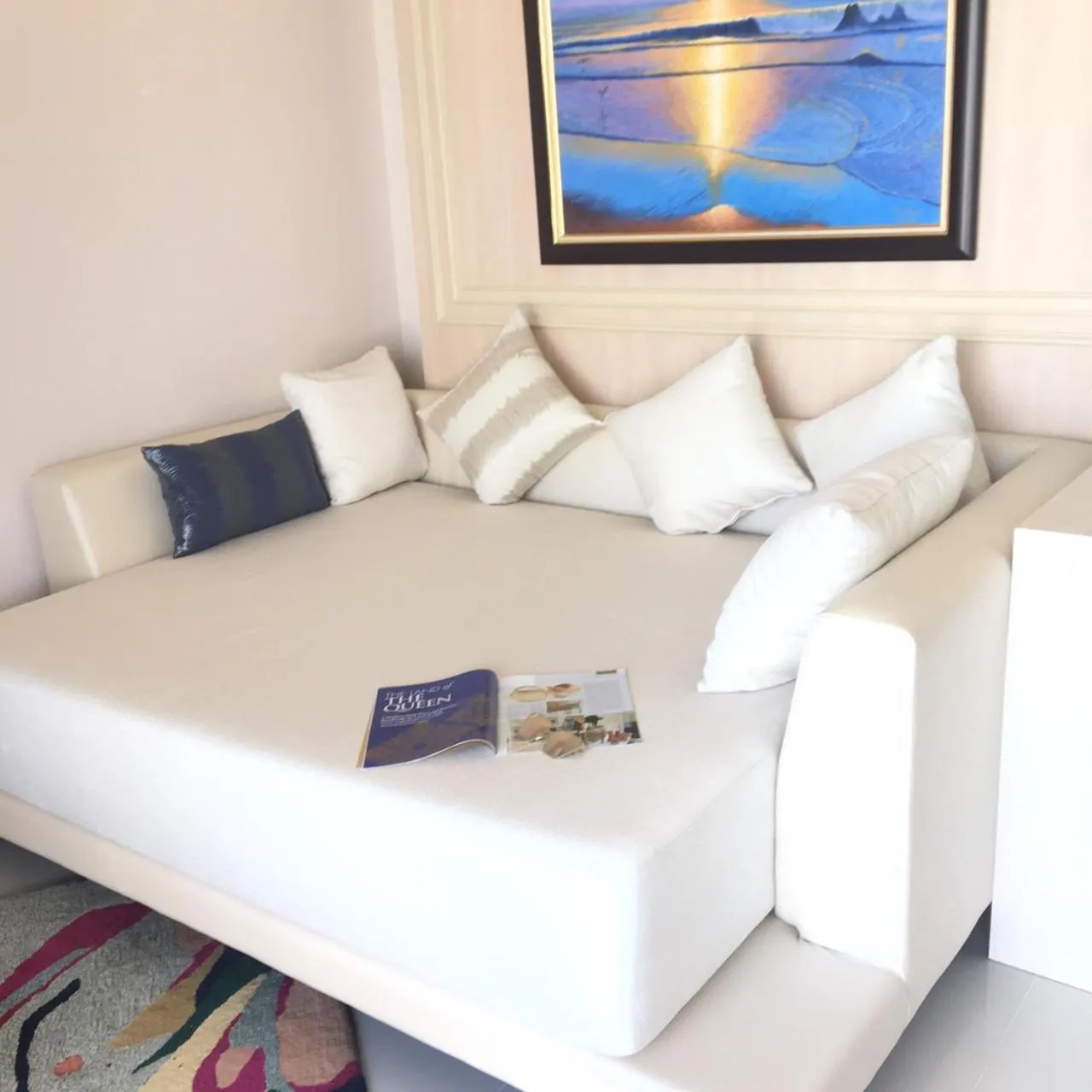 Living room, Bed in La Playa Beach Front Pool Villa Cha-am,Huahin