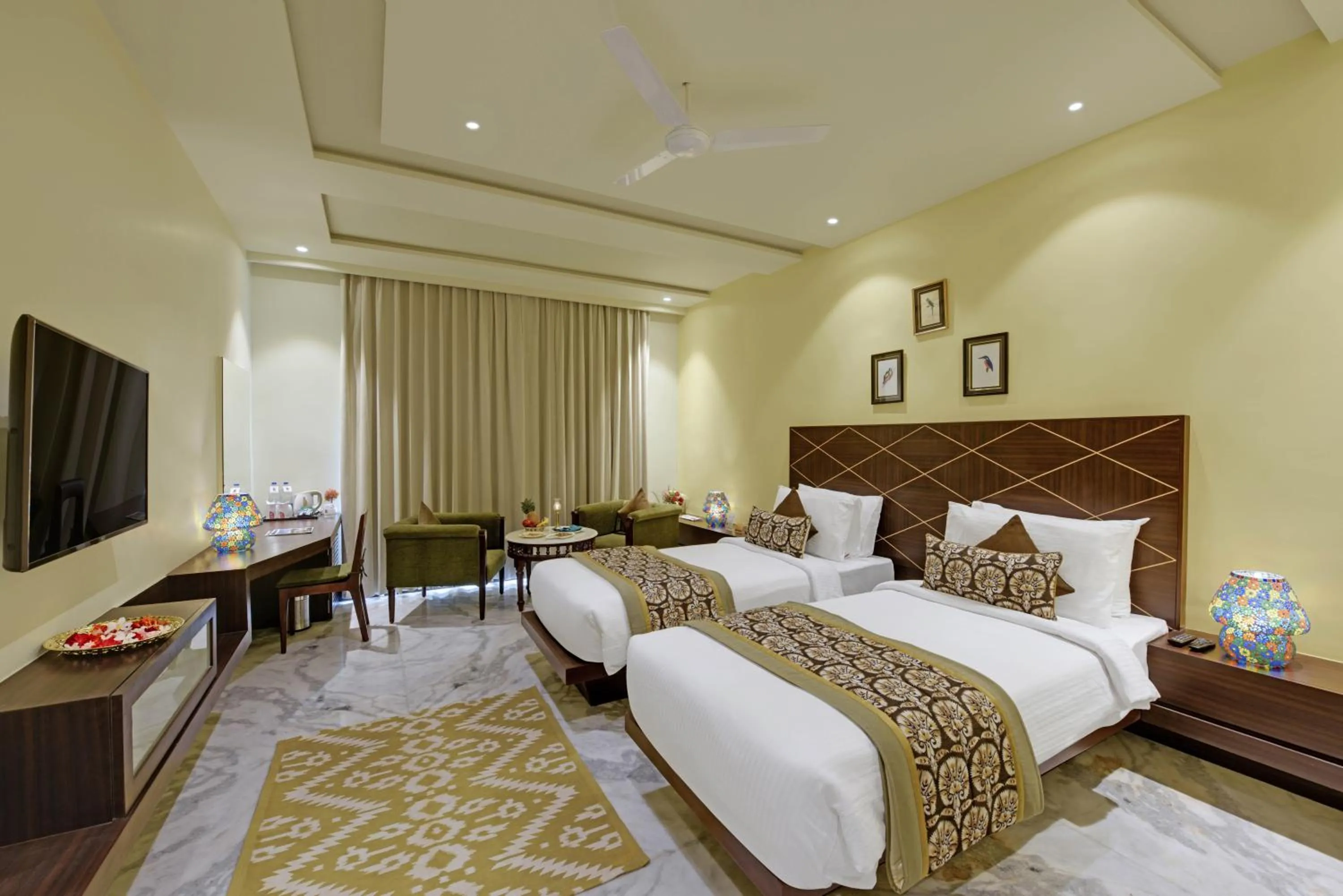 Photo of the whole room, Bed in The Kumbha Residency by Trulyy - A Luxury Resort and Spa