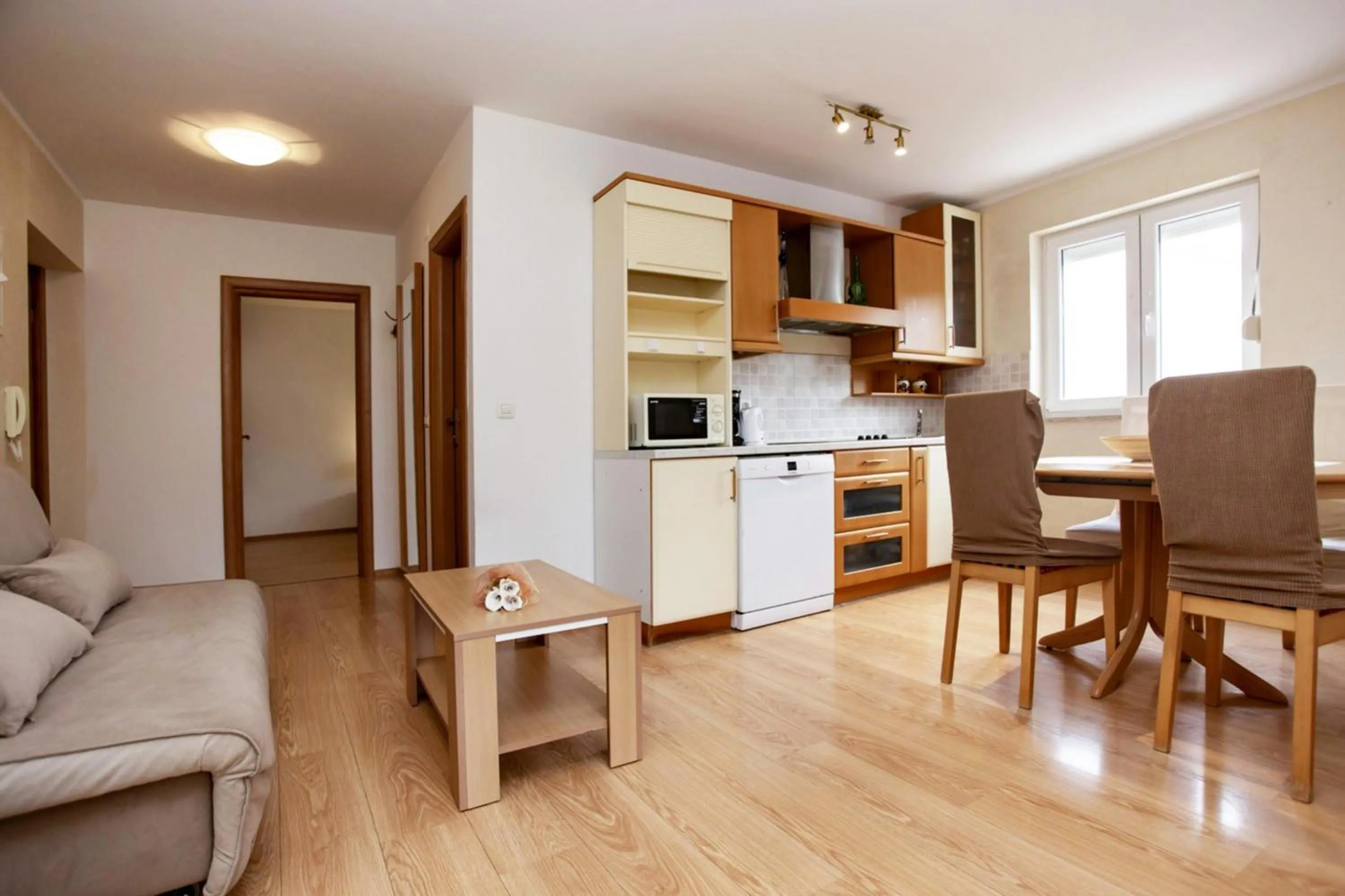 Kitchen or kitchenette in Apartments Ulika