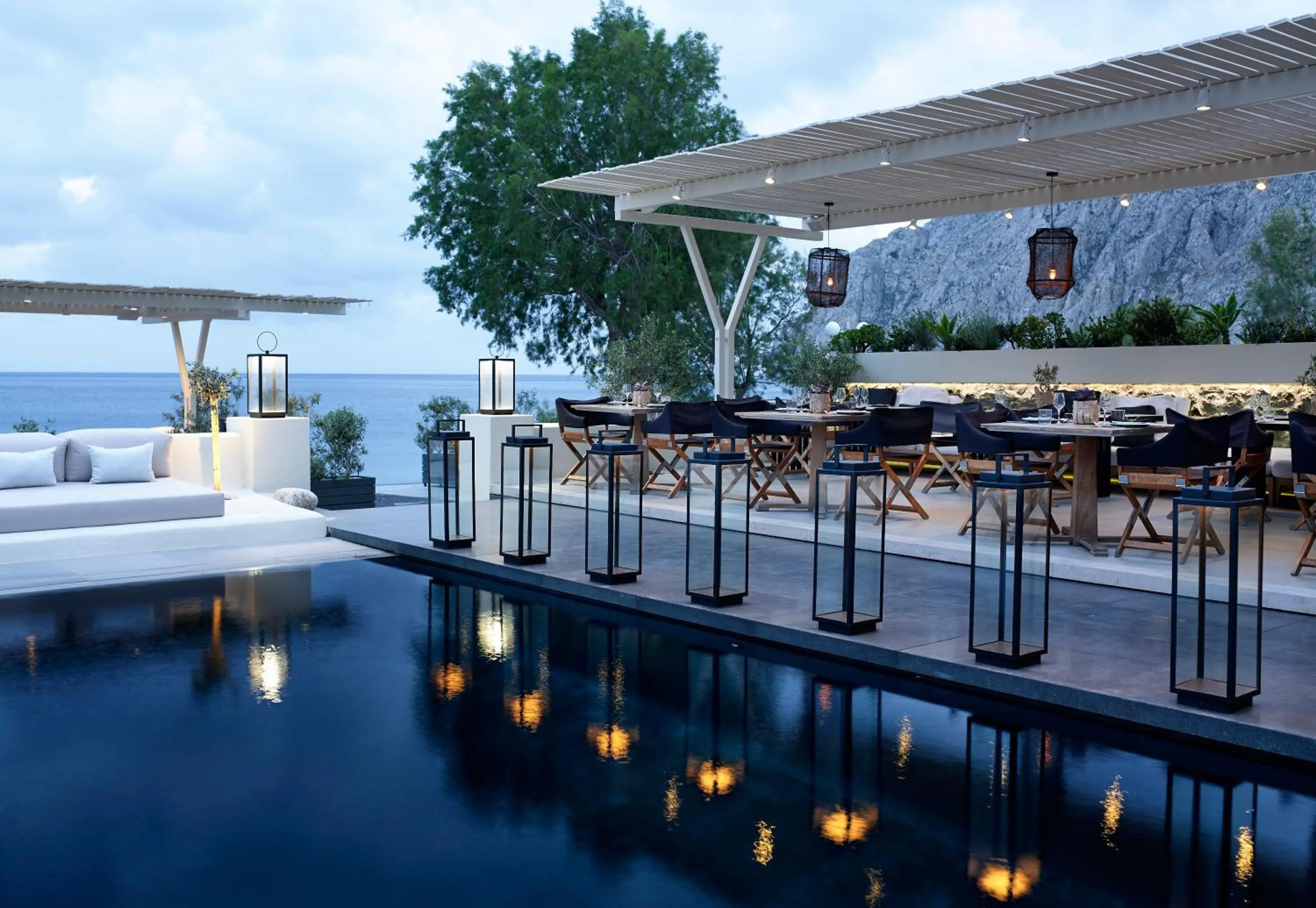 Dining area in Bellonias Villas