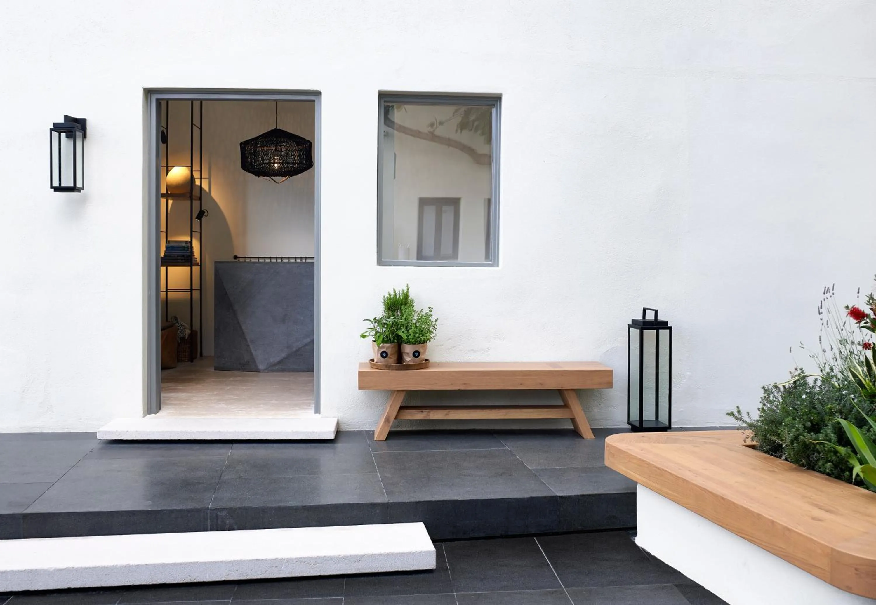 Lobby or reception, Bed in Bellonias Villas