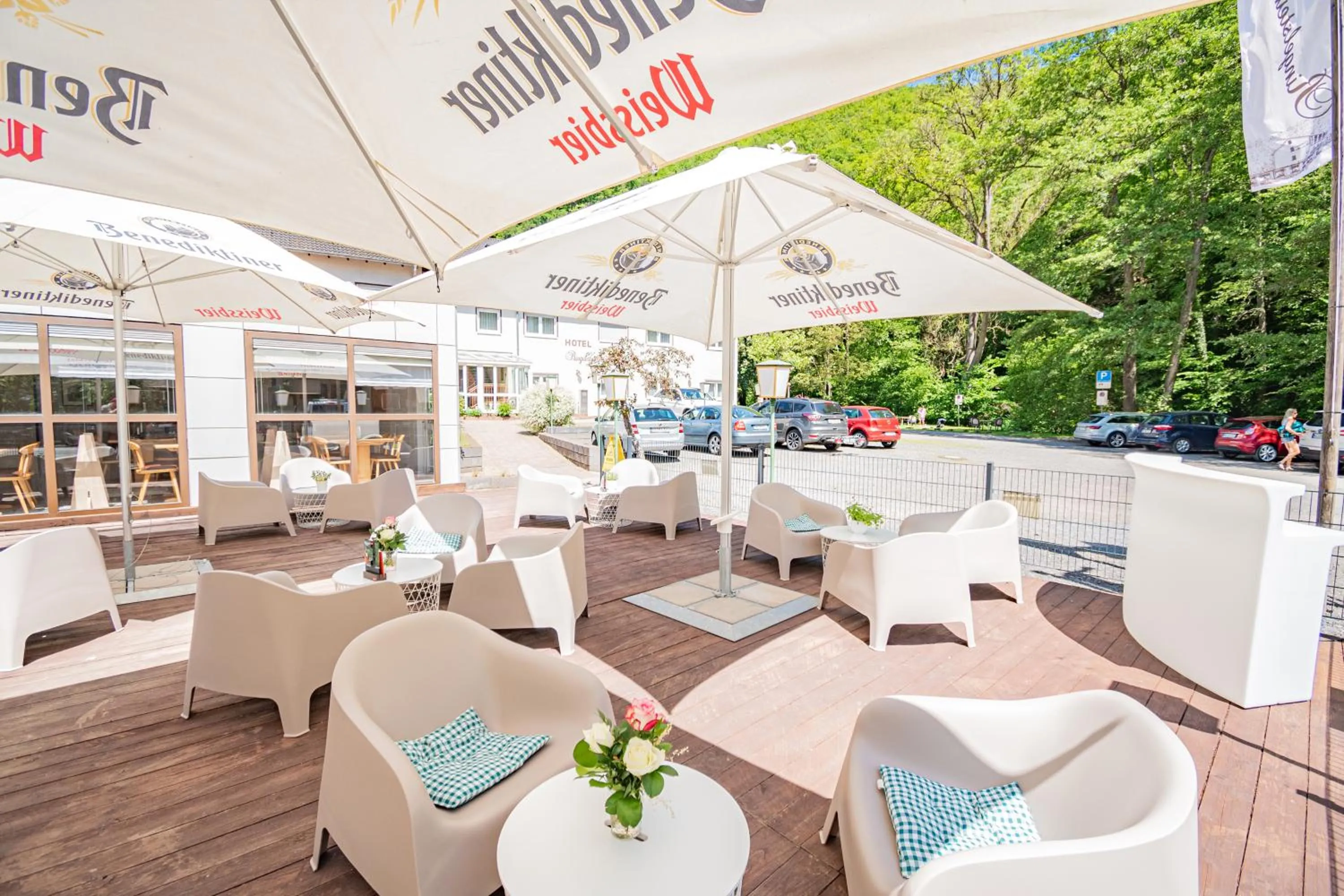 Balcony/Terrace in Landhotel Ringelsteiner Mühle