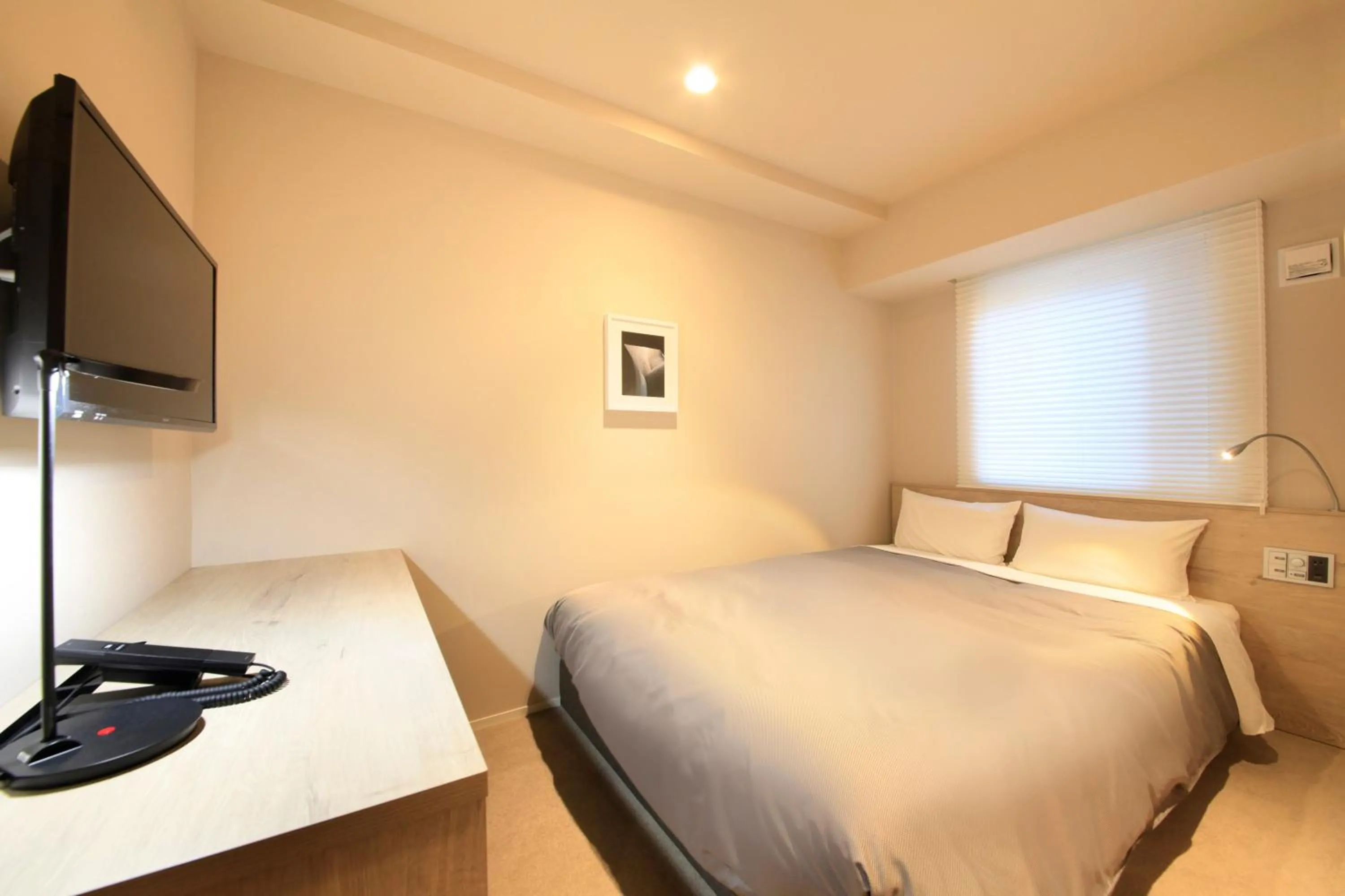 Photo of the whole room, Bed in S-peria Inn Nihombashi Hakozaki