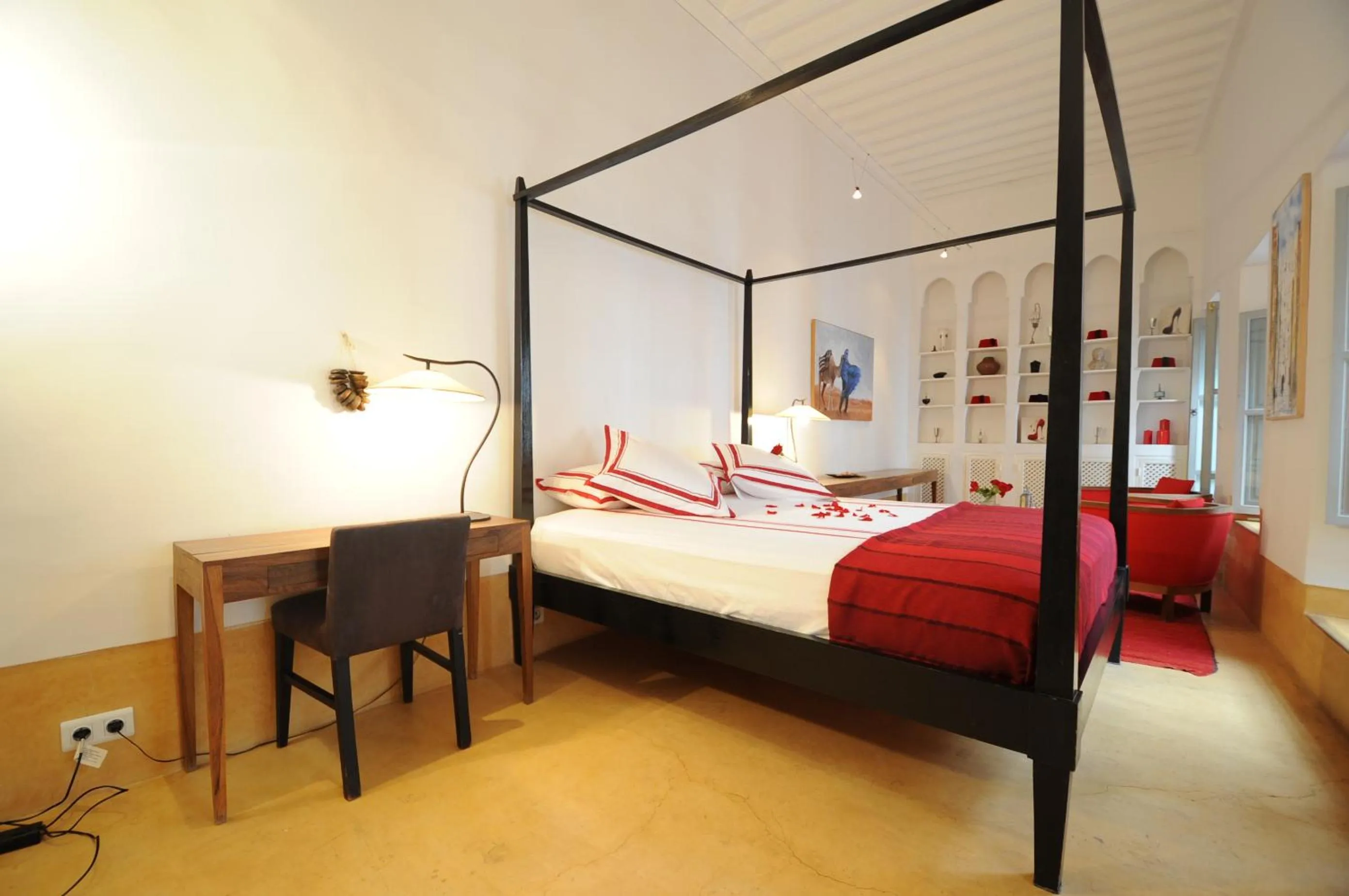 Bed in Riad Dar Asam