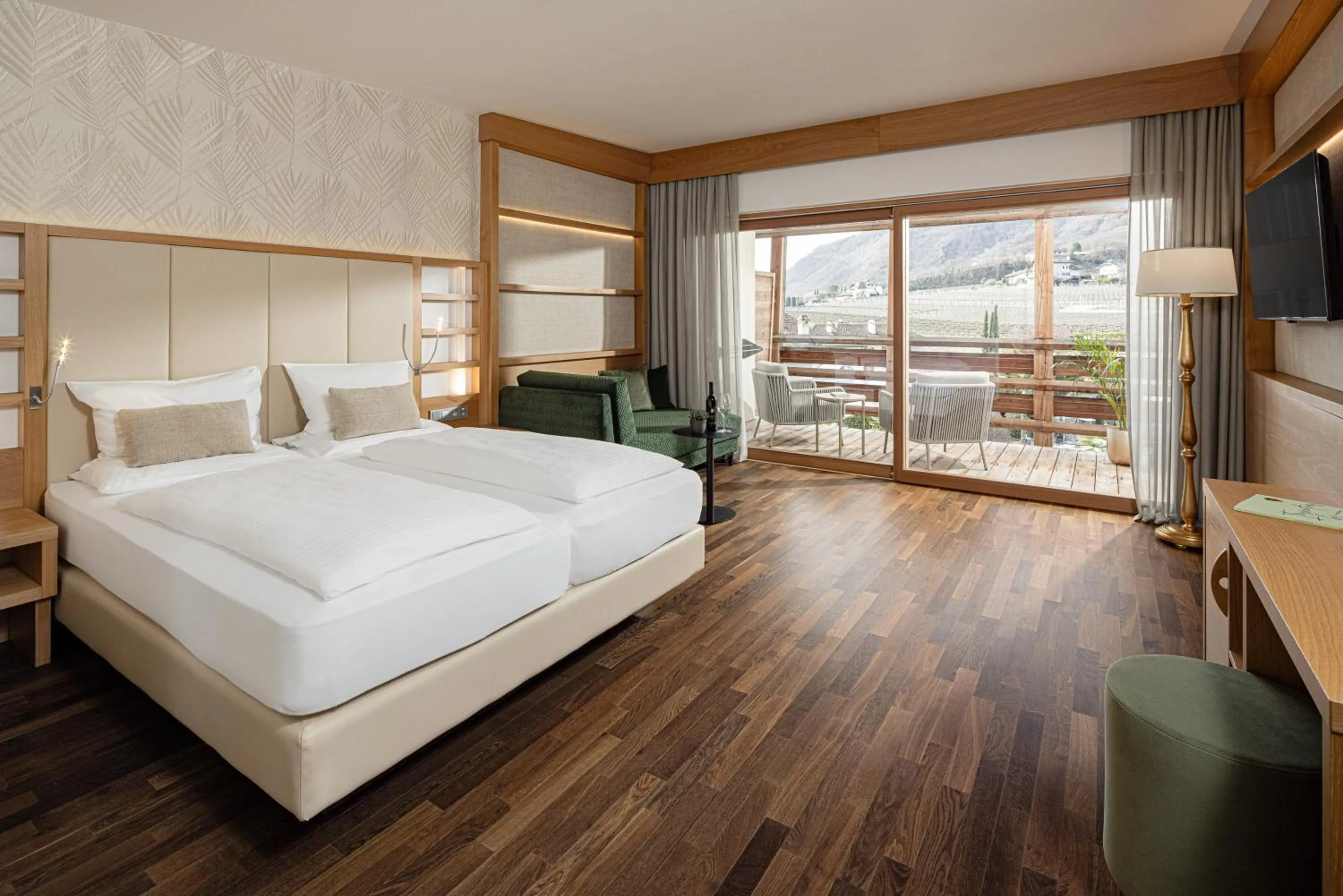 Bed in Lake Spa Hotel SEELEITEN