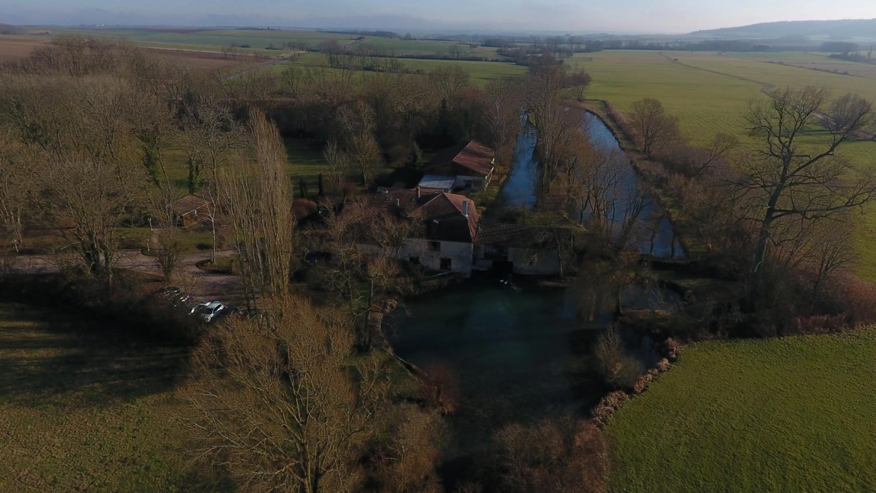 Bird's eye view in LOGIS Hôtel Le Chantoiseau