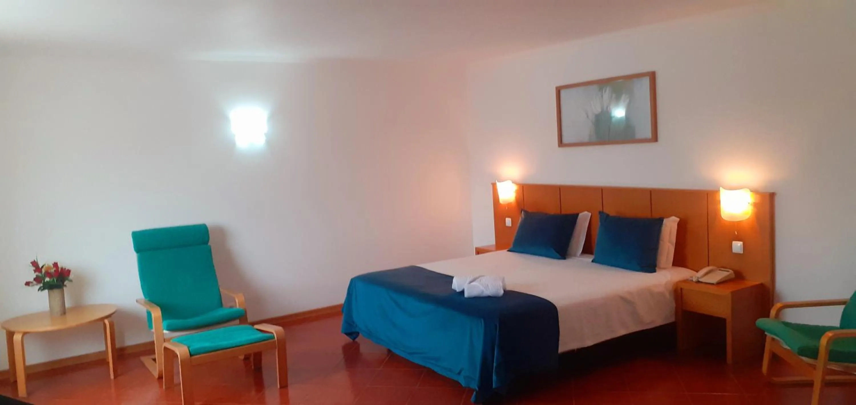 Bed in Hotel Santa Cruz