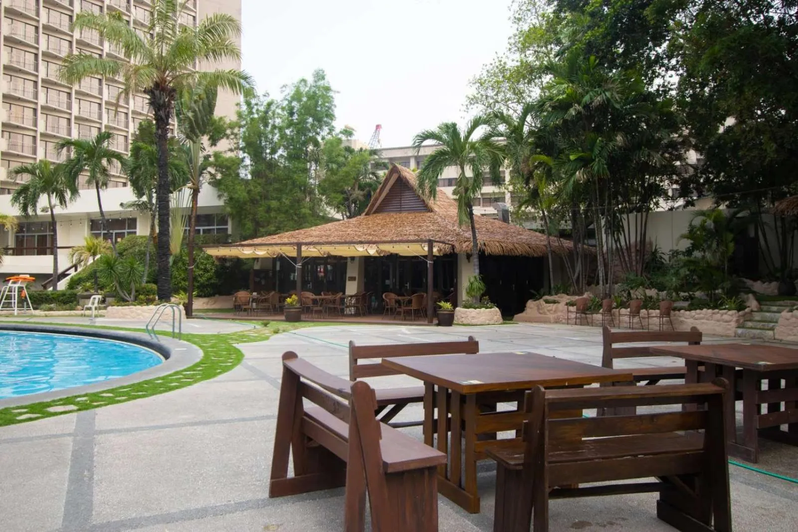 Pool view in Century Park Hotel