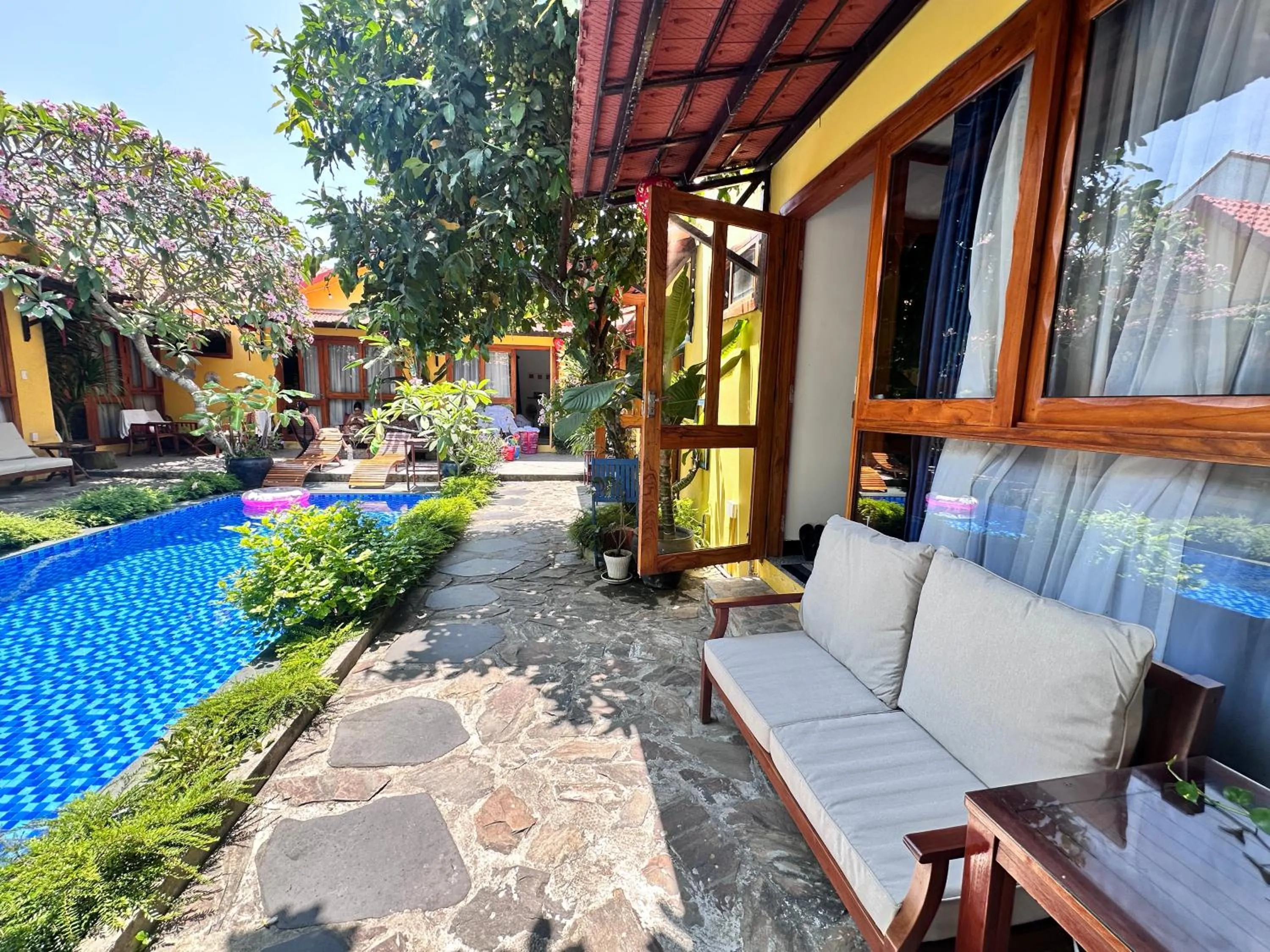 Patio in La Belle An Bang Seaside Hideaway