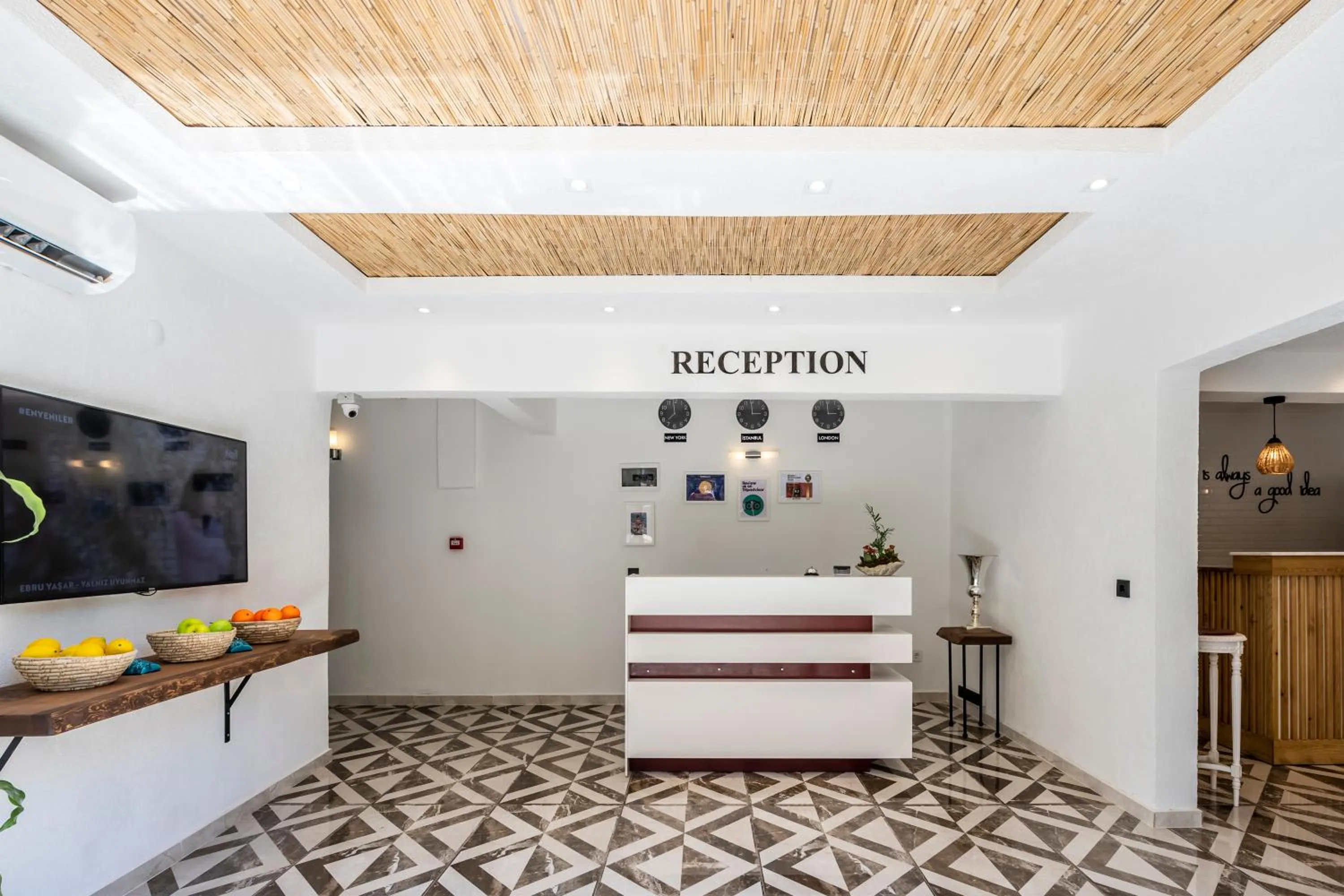 Lobby or reception in The Poyz Hotel Bodrum