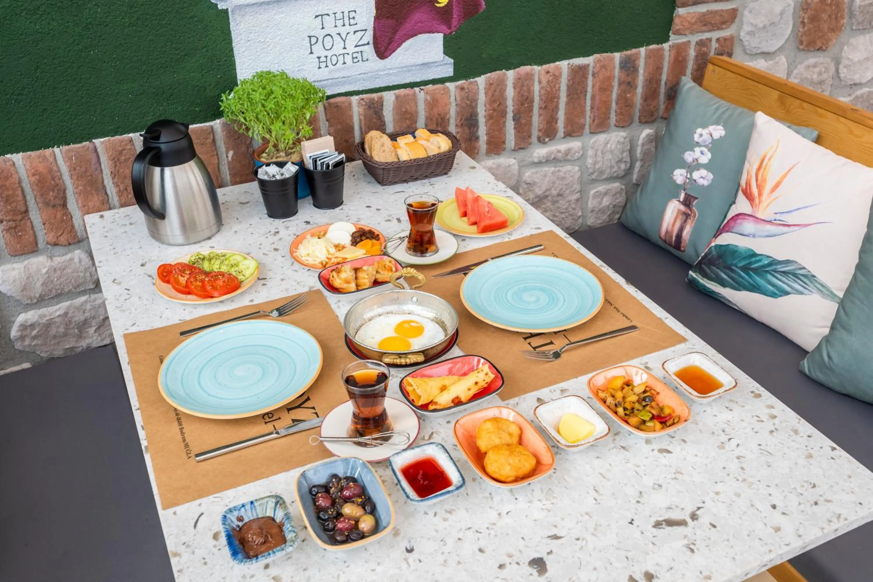 Breakfast in The Poyz Hotel Bodrum