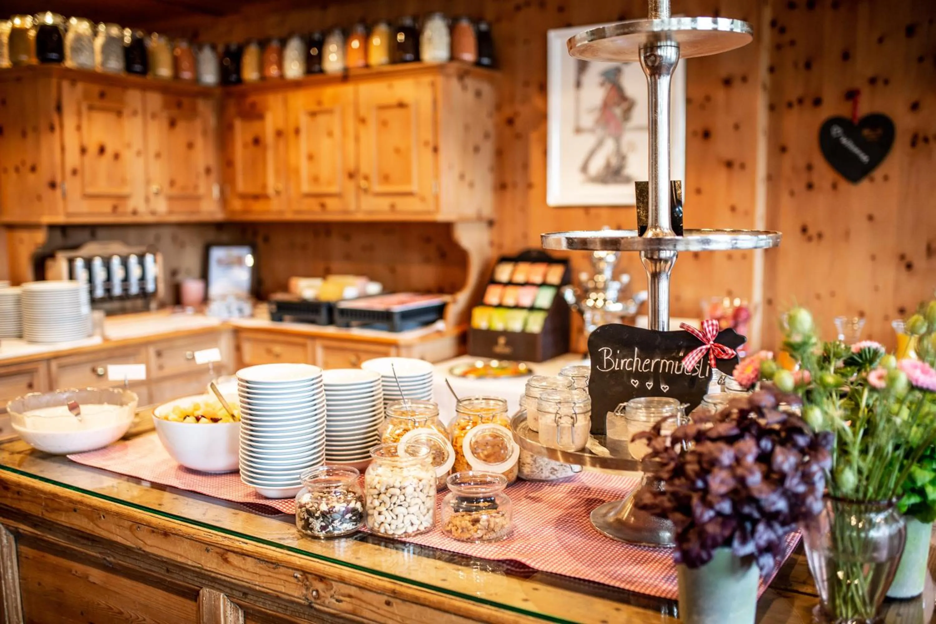 Buffet breakfast in Hotel Waldhaus am See