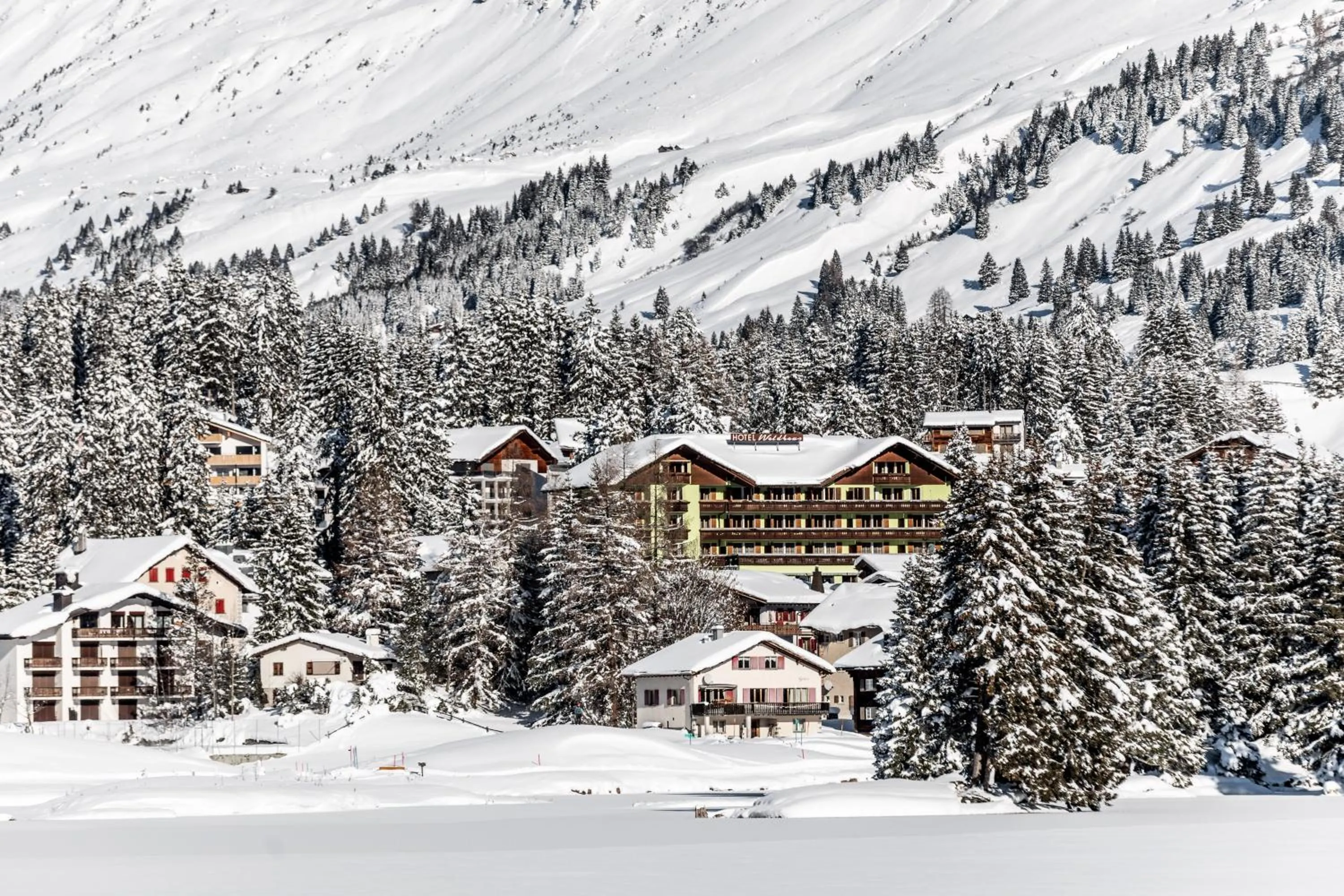 Winter in Hotel Waldhaus am See