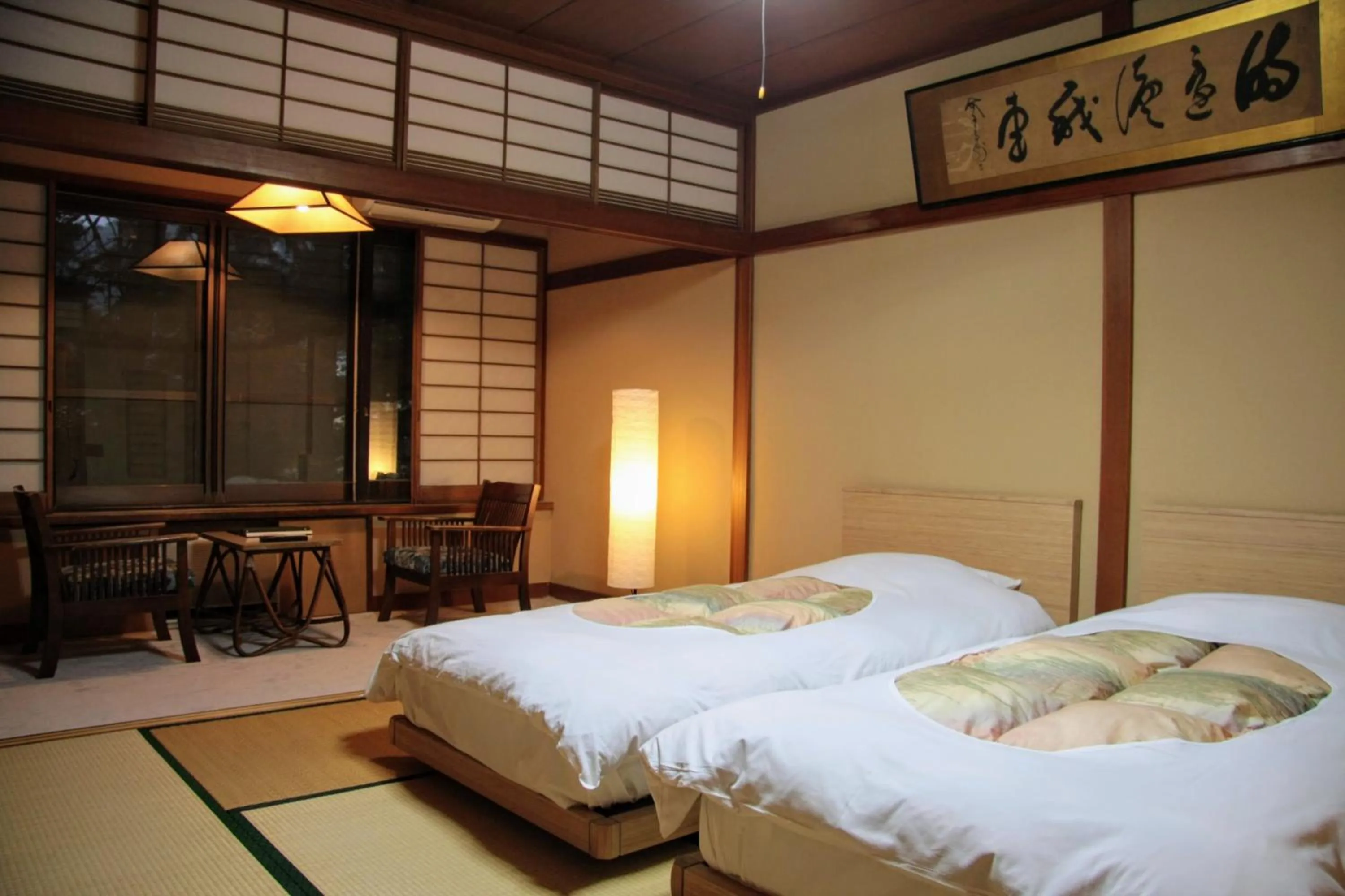 Bed in Kawaguchiko Hotel