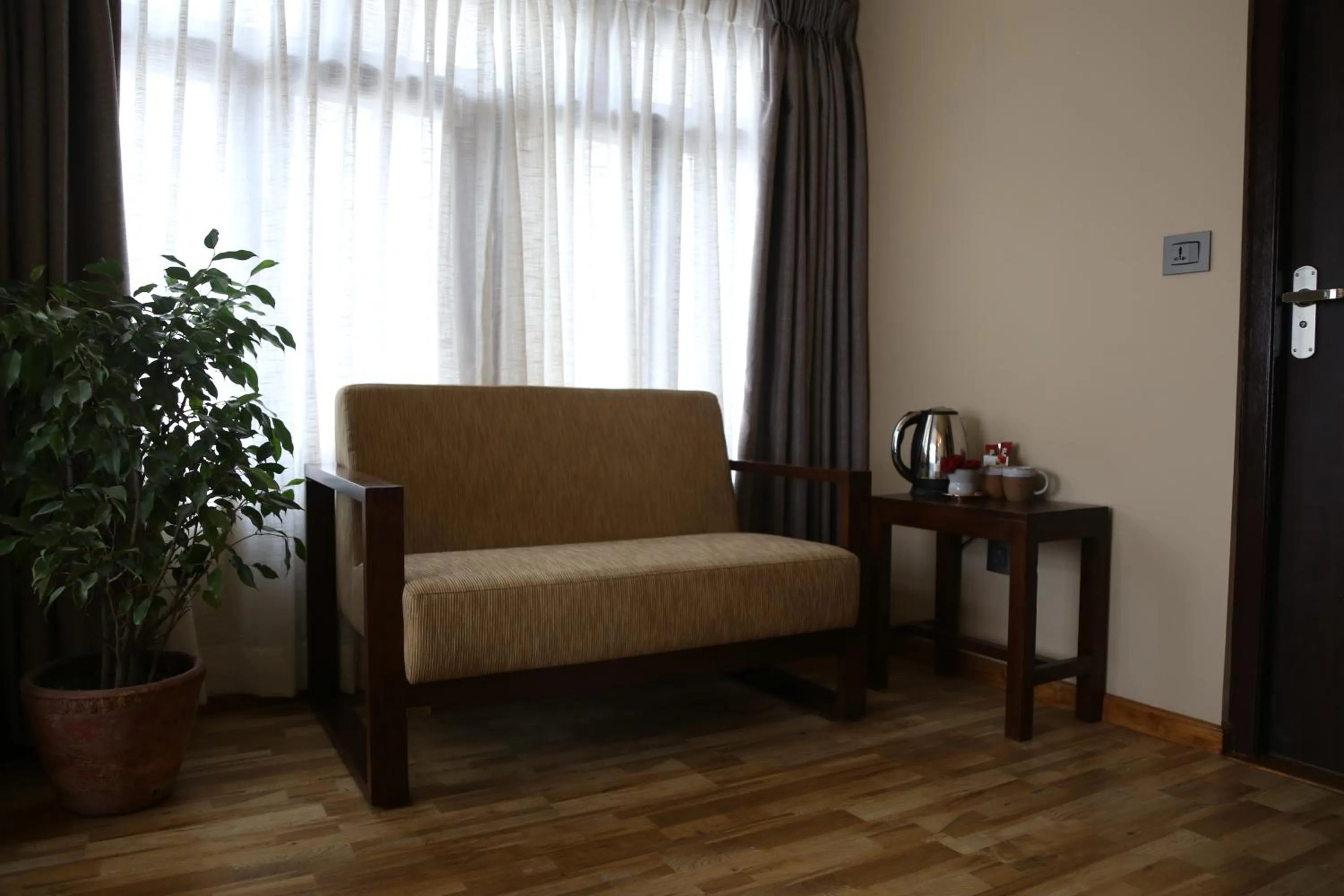 Seating area in Sabila Boutique Hotel