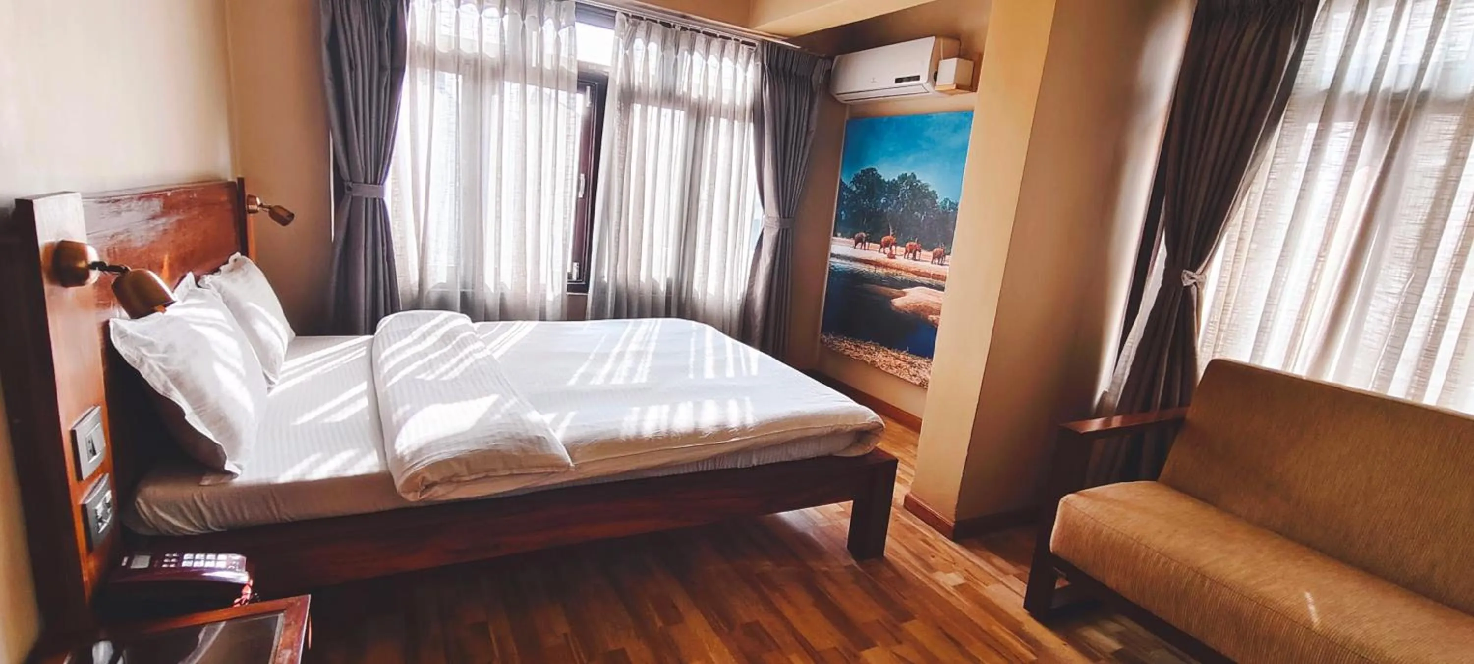 Bed in Sabila Boutique Hotel