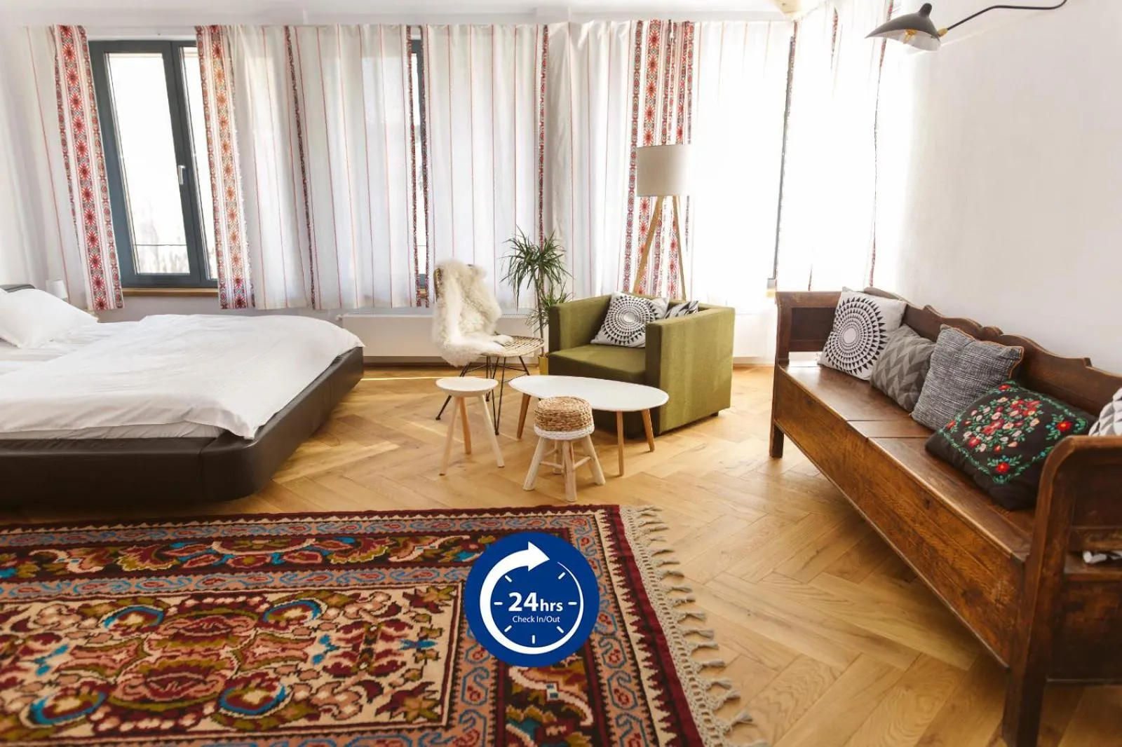 Photo of the whole room, Bed in Camino Home 2