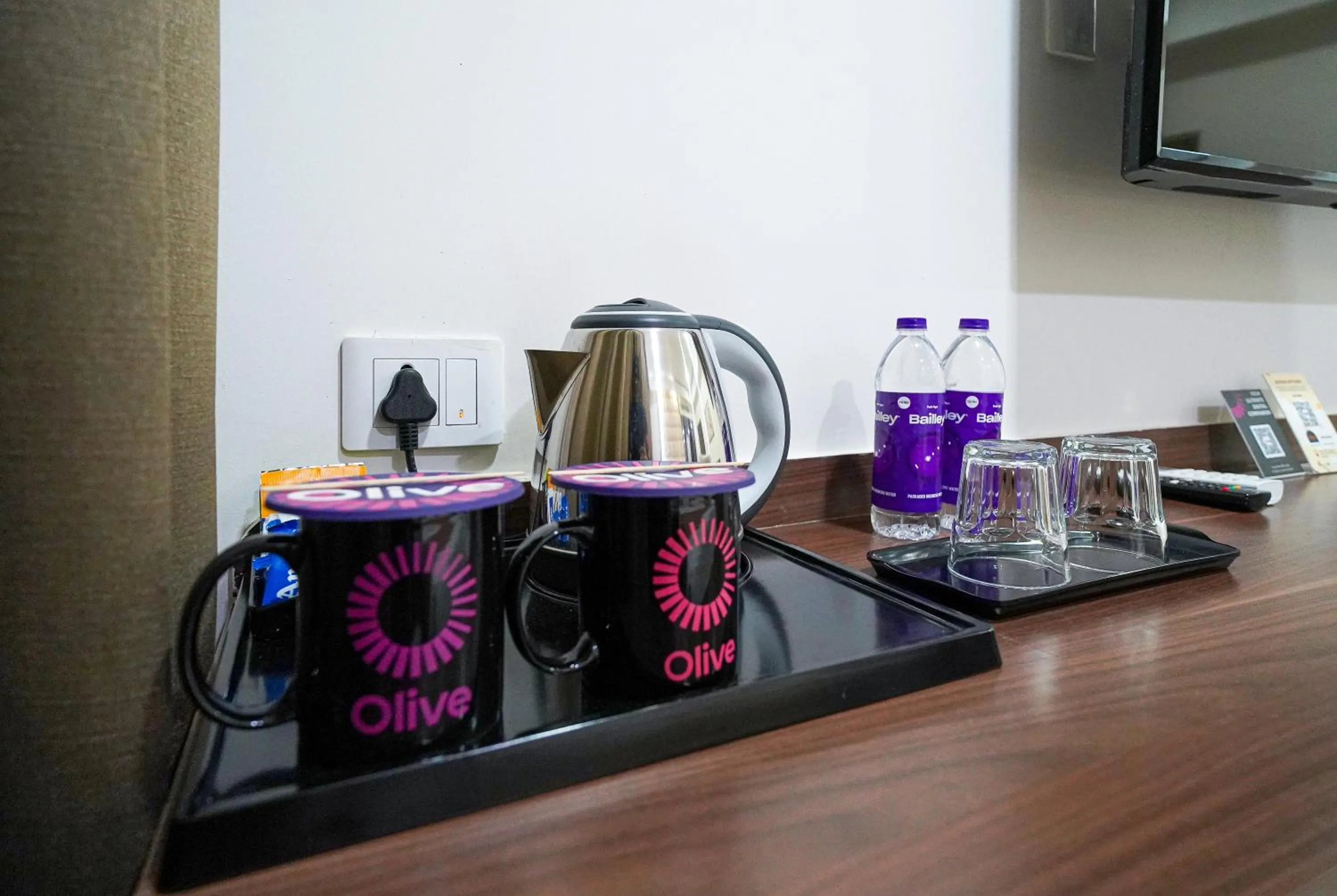 Coffee/tea facilities in Olive Zip Btm Layout by Embassy Group