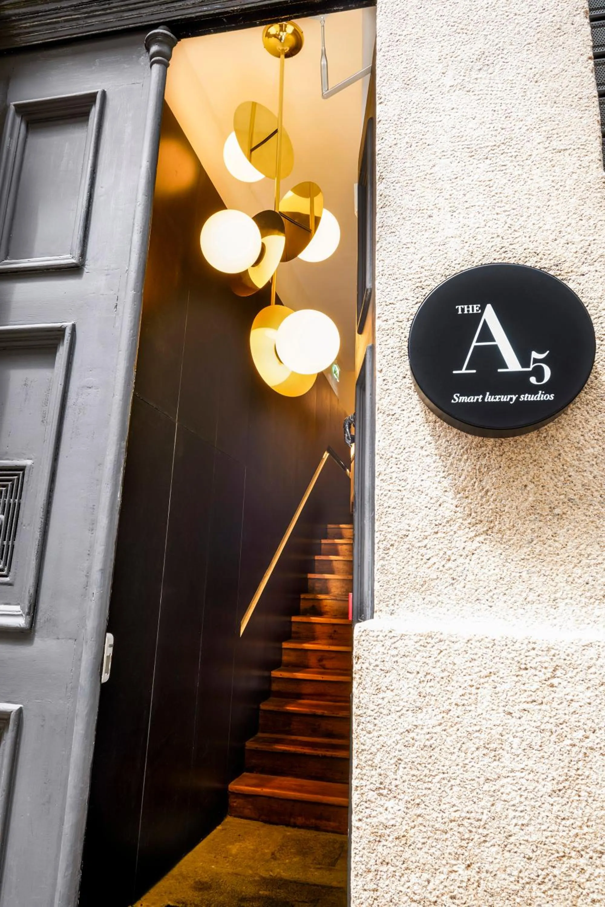 Facade/entrance in The A5 Smart Luxury Studios
