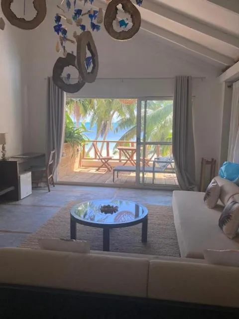 View (from property/room), Bed in Bliss Hotel Praslin