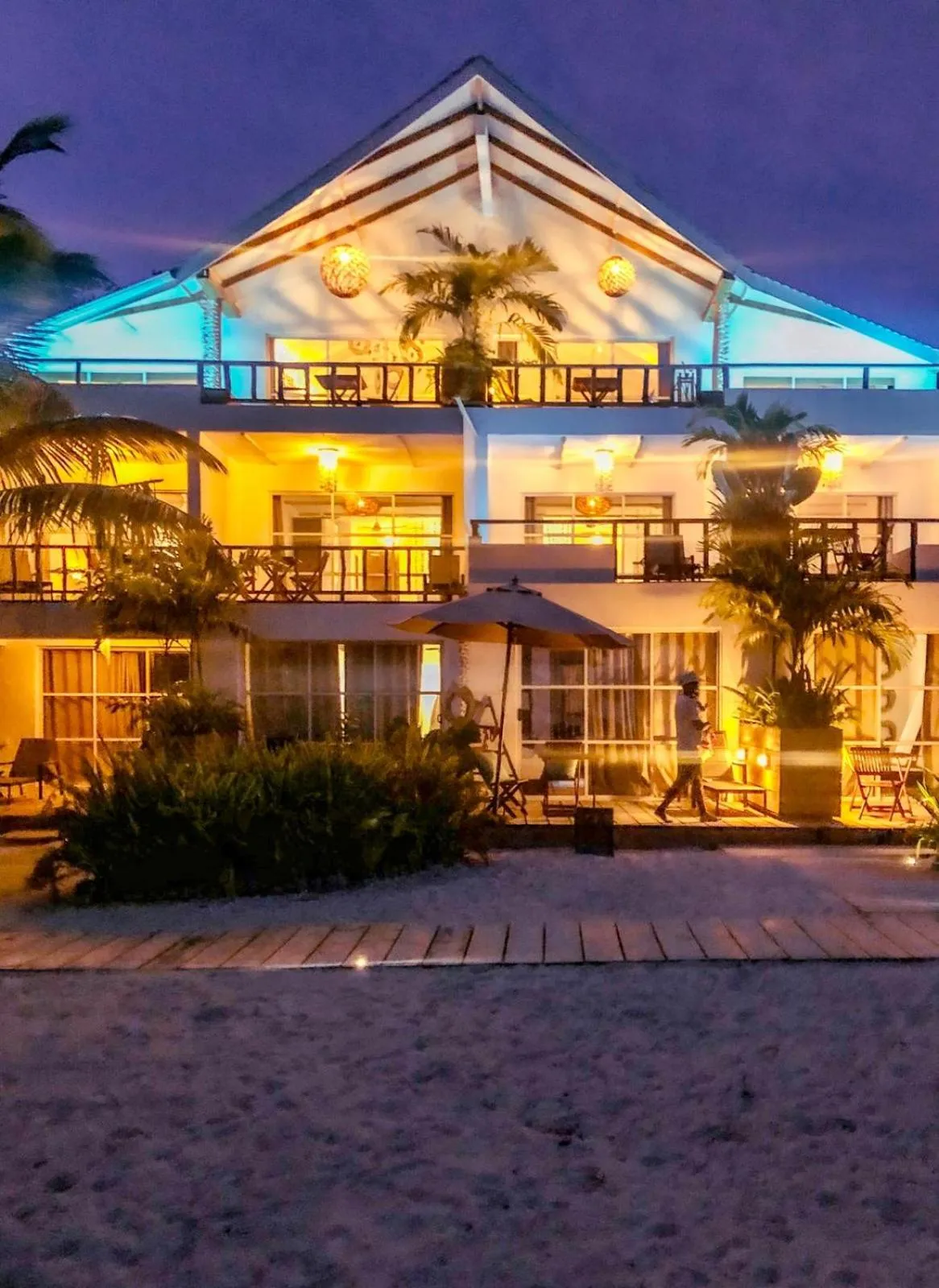 Property building in Bliss Hotel Praslin