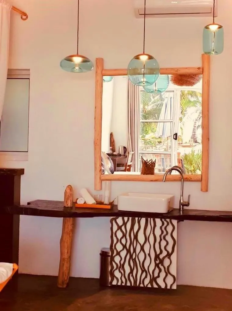 Bathroom in Bliss Hotel Praslin