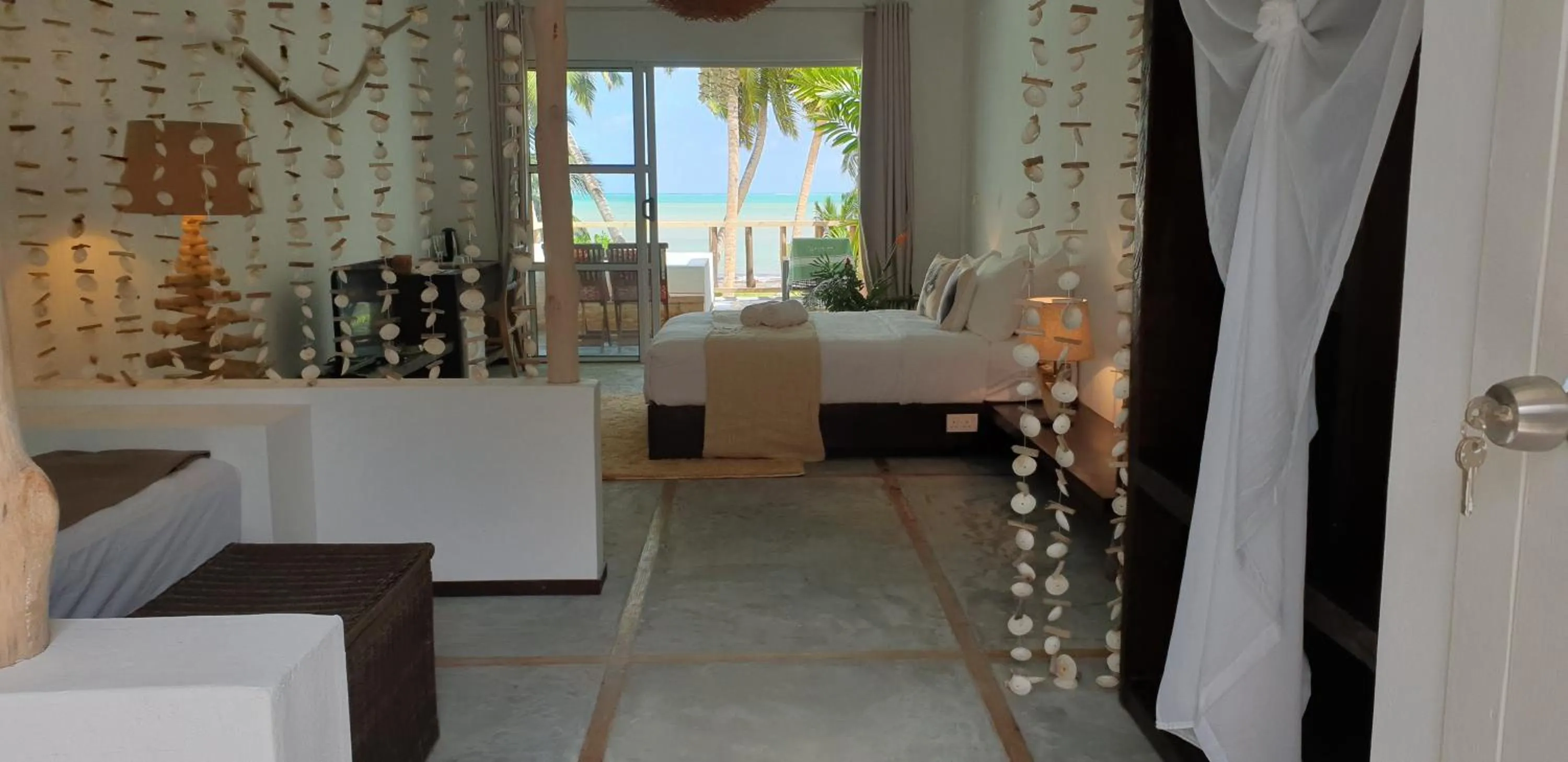 Bed in Bliss Hotel Praslin