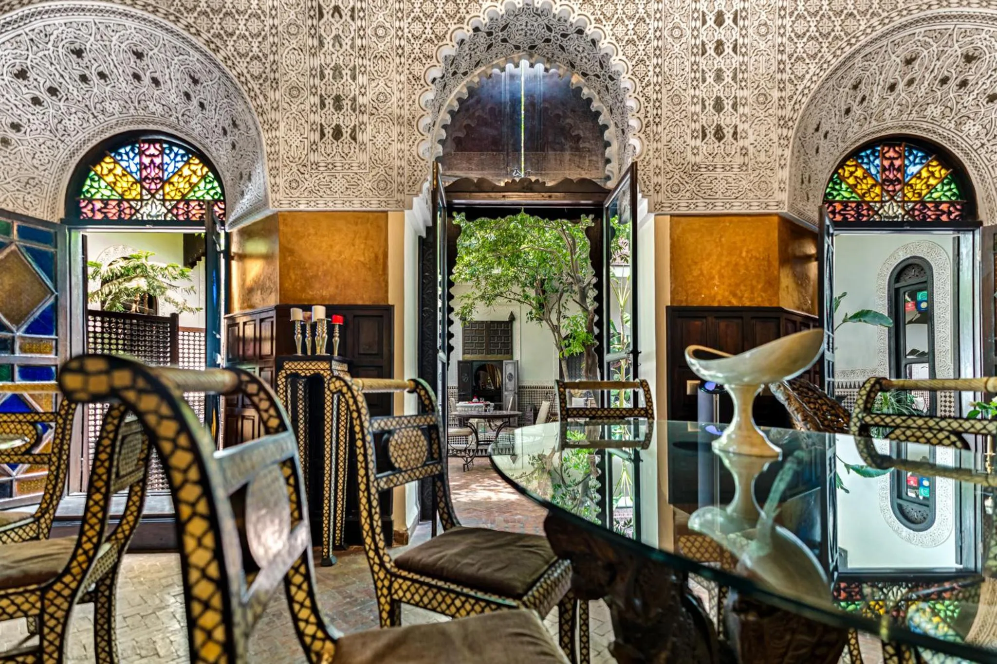 Communal lounge/ TV room in Riad ILayka