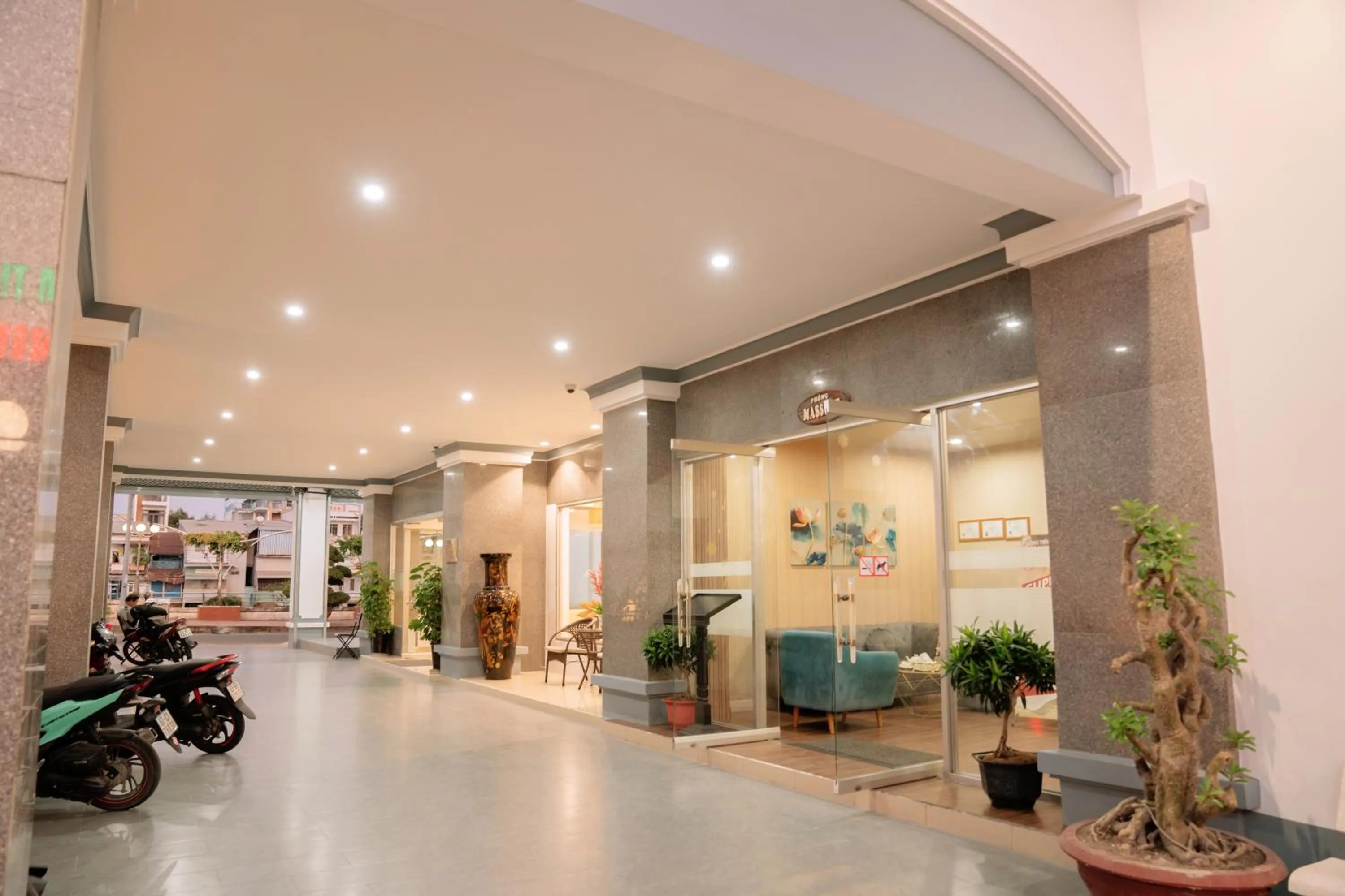 Parking in Song Tien Hotel