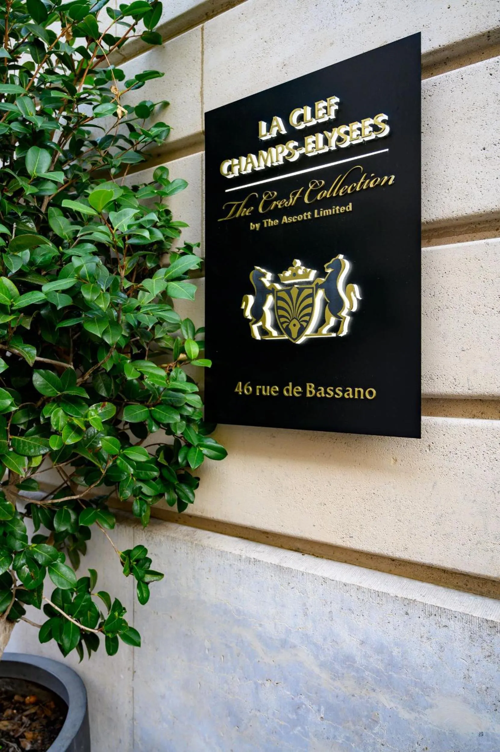 Facade/entrance in La Clef Champs-Élysées Paris by The Crest Collection