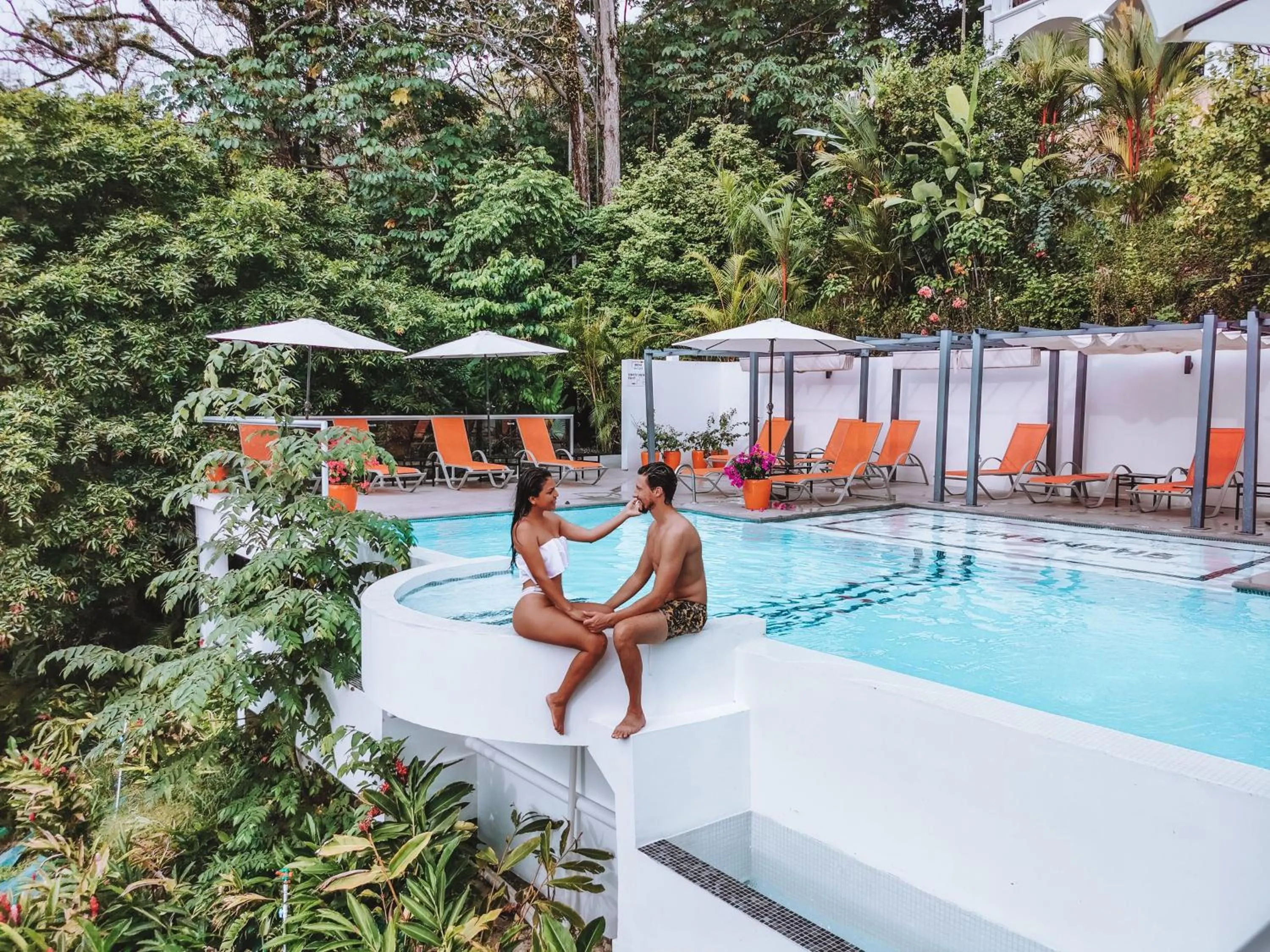 People in Shana by the Beach Manuel Antonio