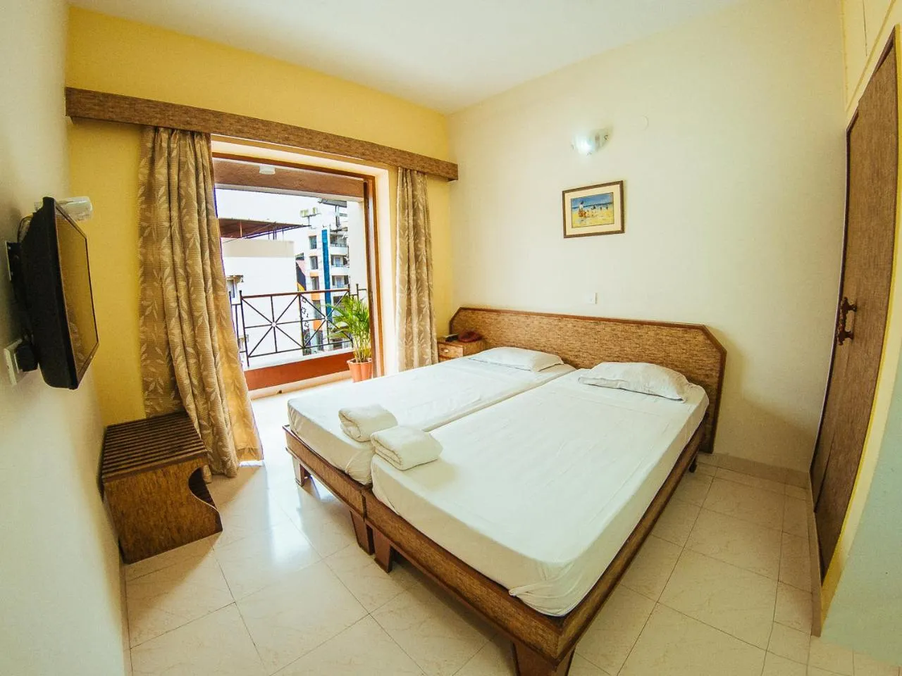 Bed in Hotel Arcadia