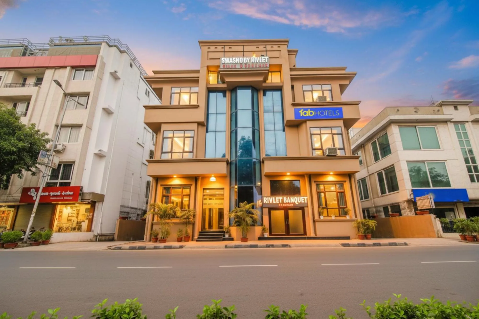 Property building in FabHotel Prime The Rivlet Premium - MG Road