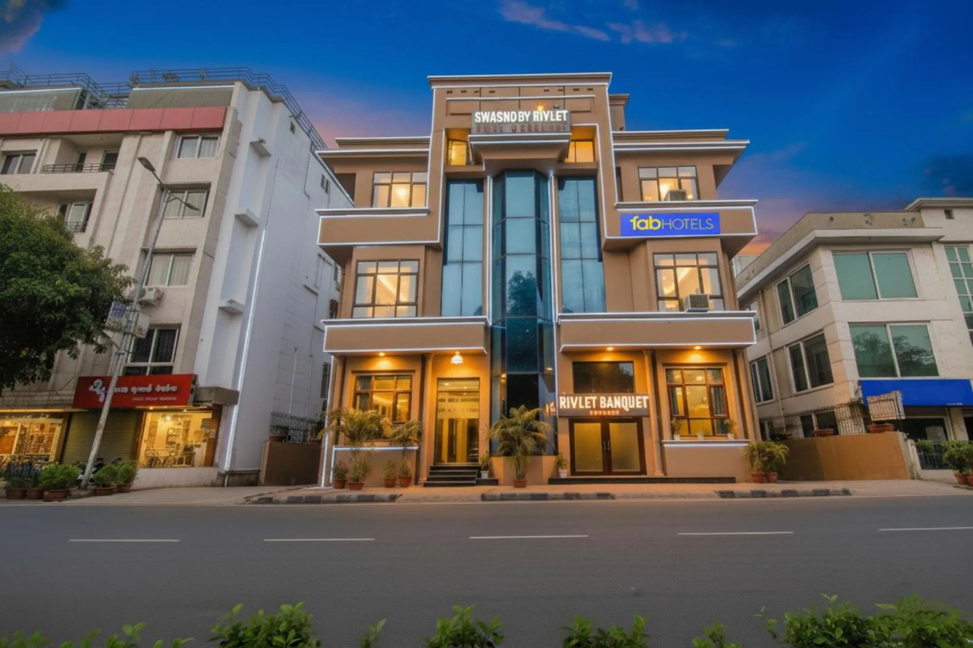 Property building in FabHotel Prime The Rivlet Premium - MG Road