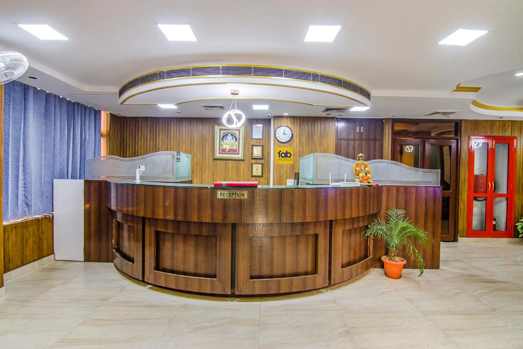 Lobby or reception in FabHotel Prime The Rivlet - MG Road & Sikanderpur Metro