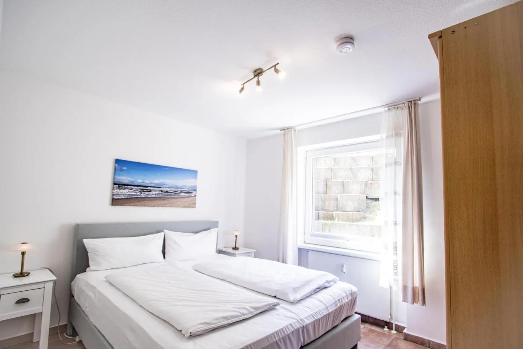 Bedroom, Bed in Ahrendt - Seestern