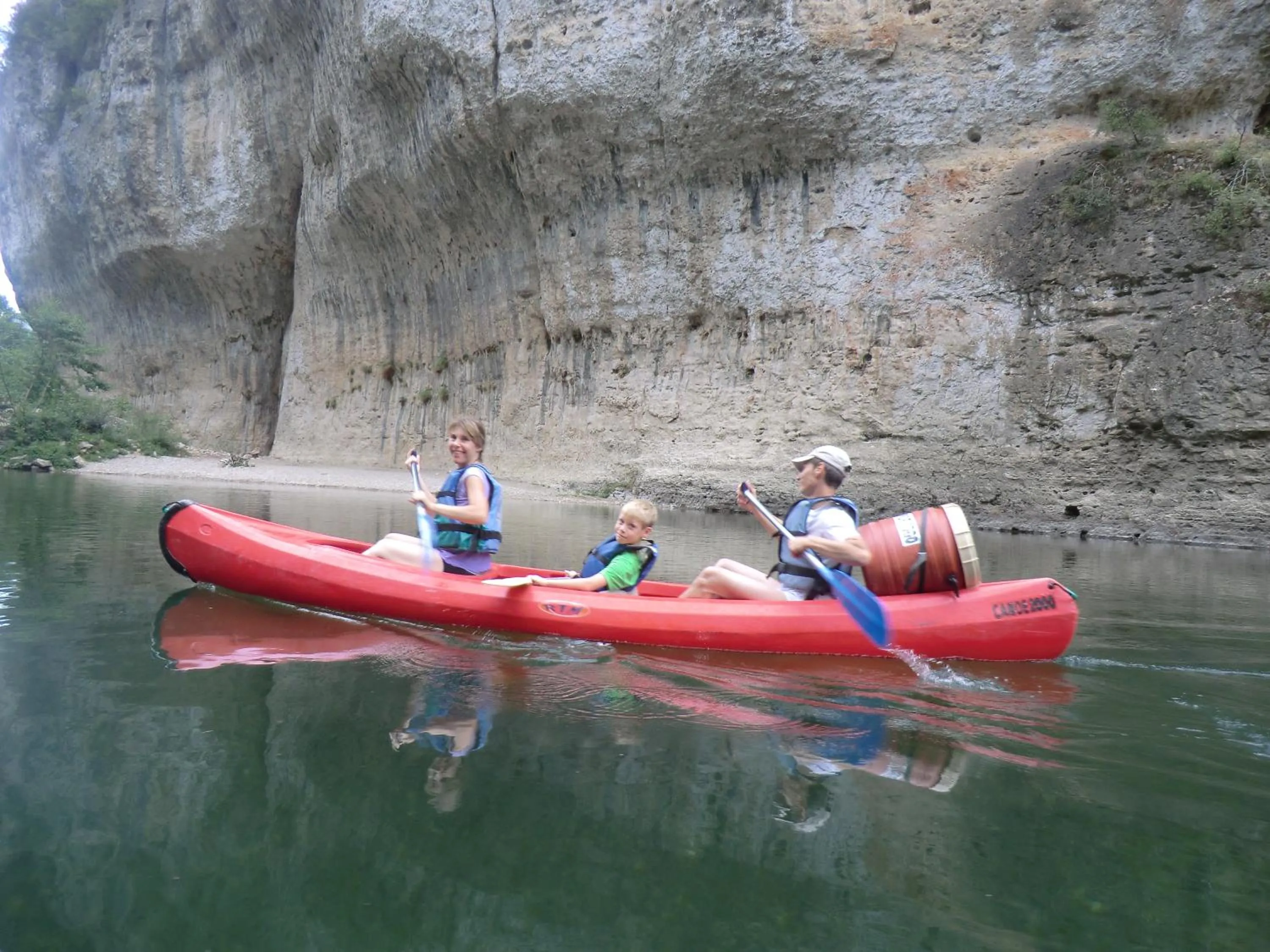 Canoeing in Domaine d'Alcapiès