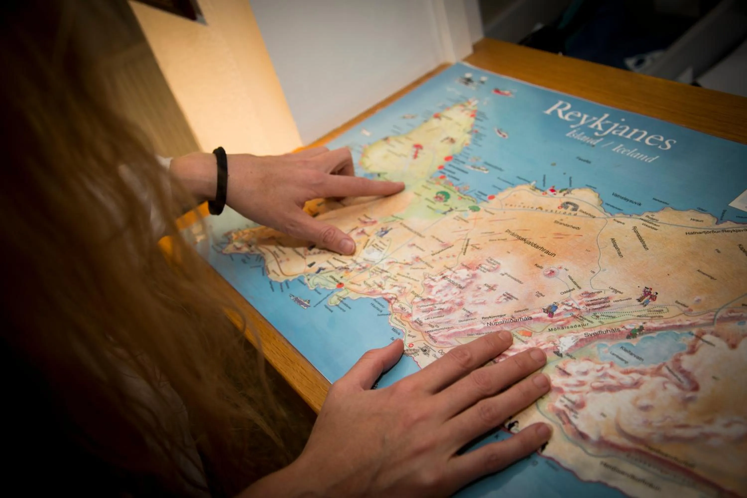 Decorative detail in Eldey Airport Hotel