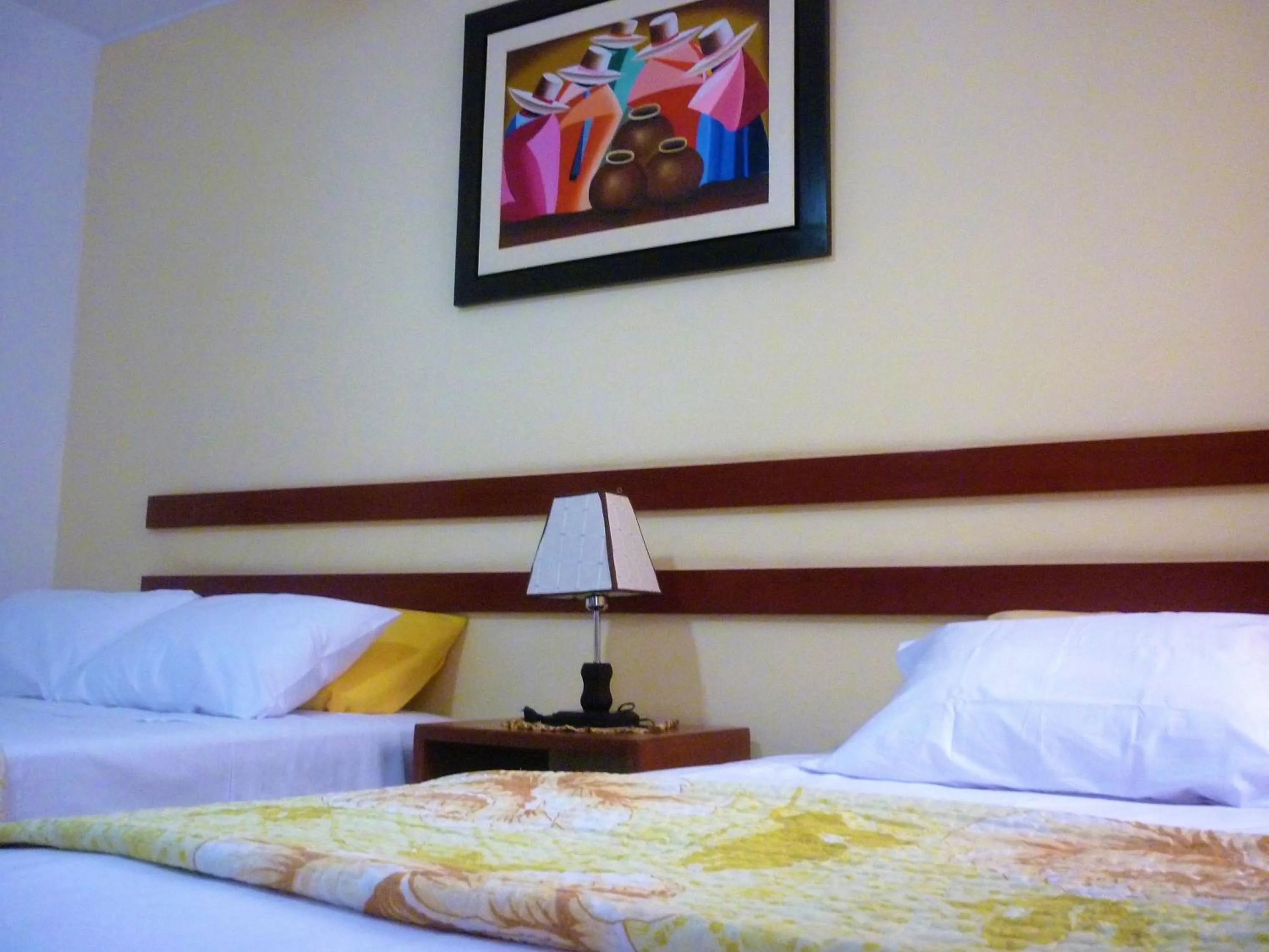 Bed in Anccalla Inn Guesthouse