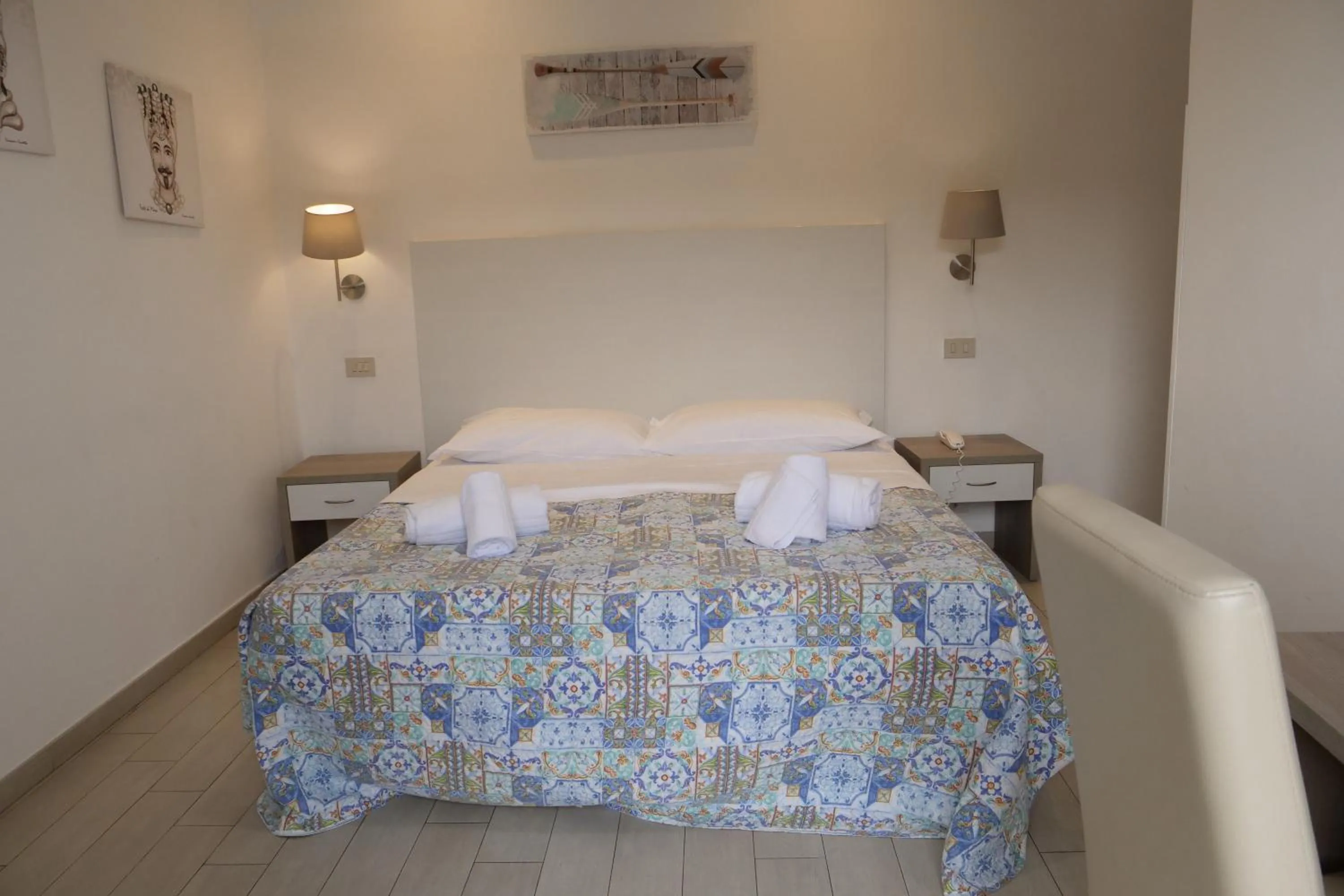 Photo of the whole room, Bed in Hotel Elios Tao