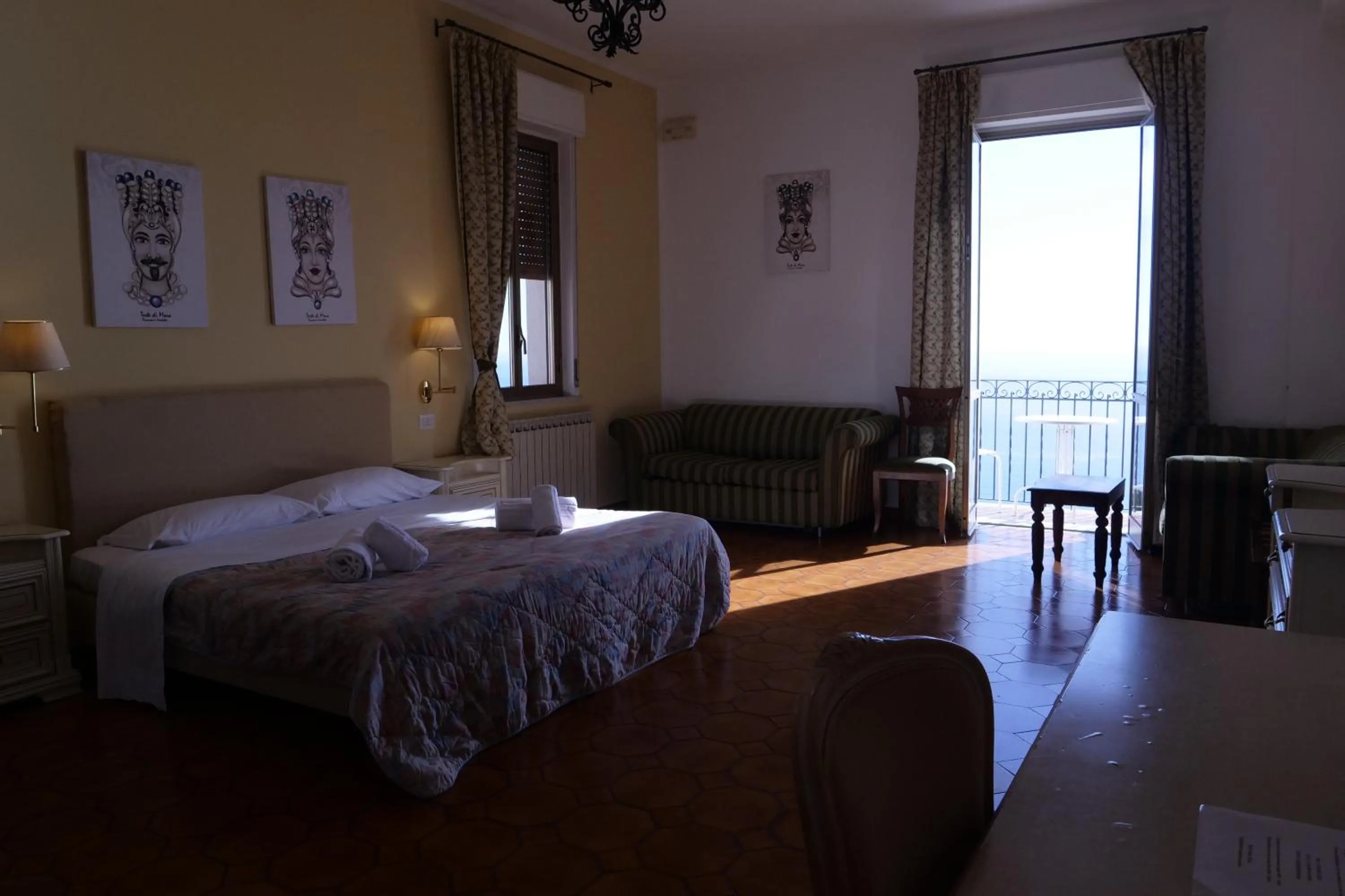 Bedroom, Bed in Hotel Elios Tao