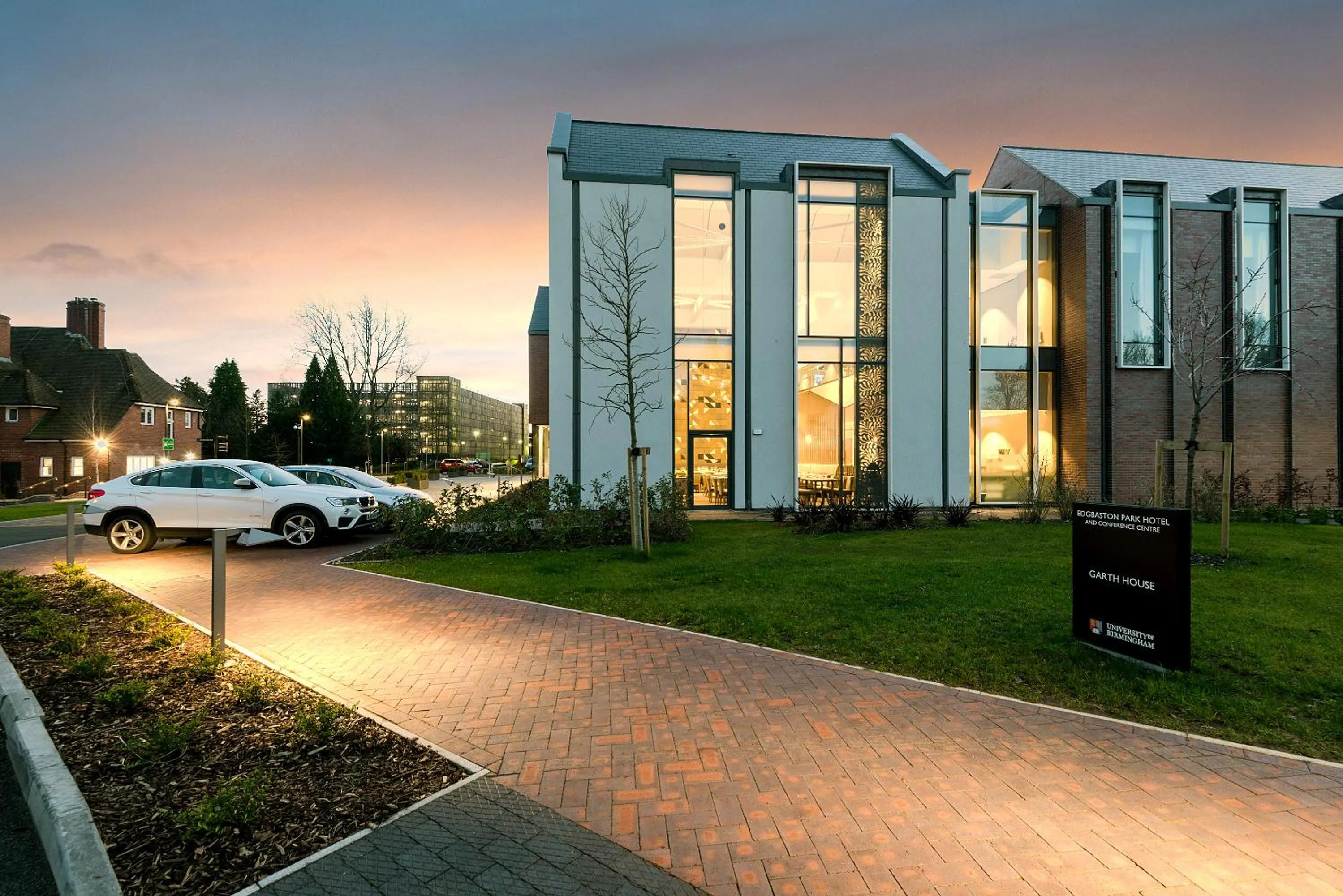 Property building in Edgbaston Park Hotel Birmingham