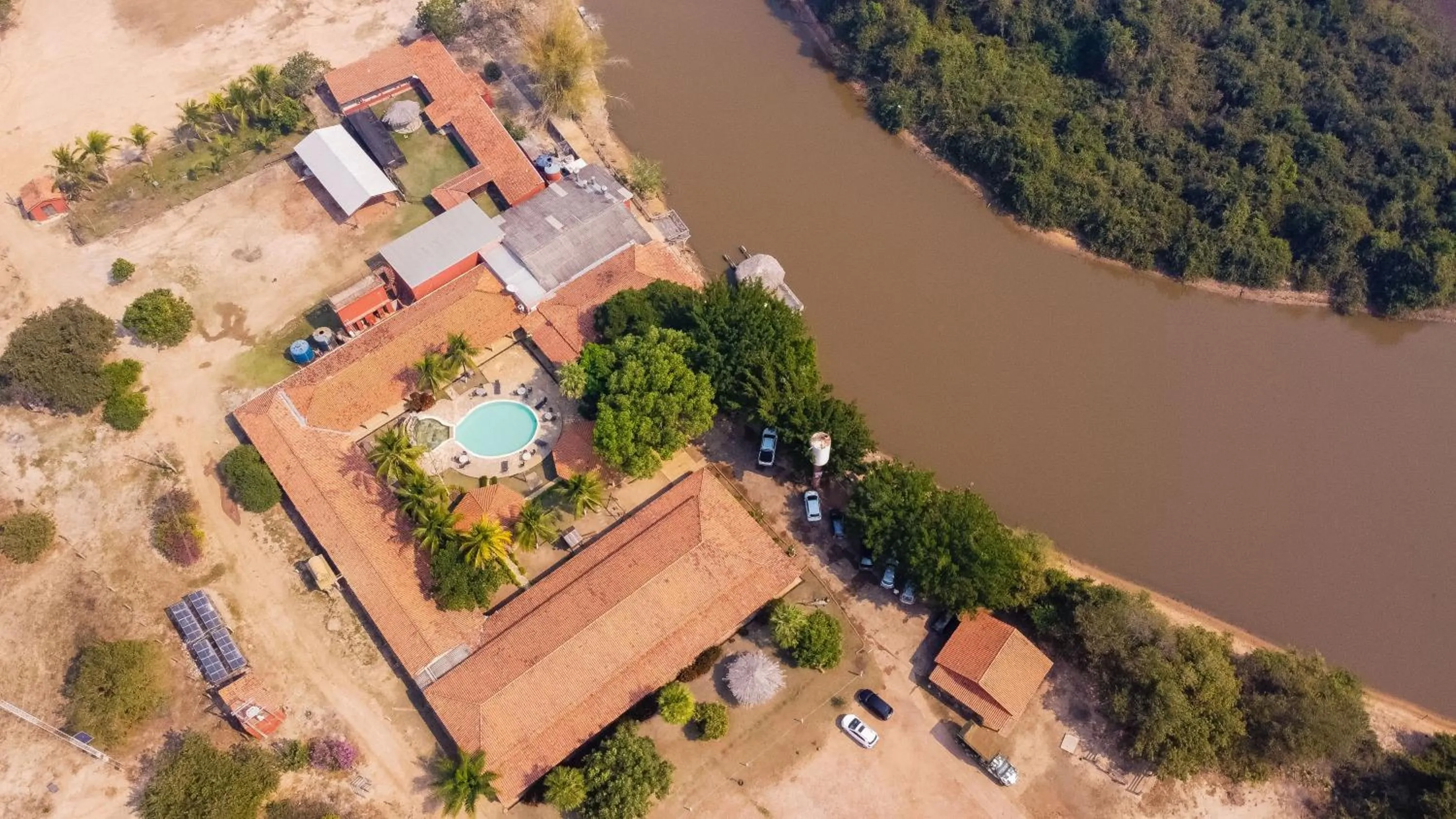 Bird's eye view in Hotel Pantanal Mato Grosso