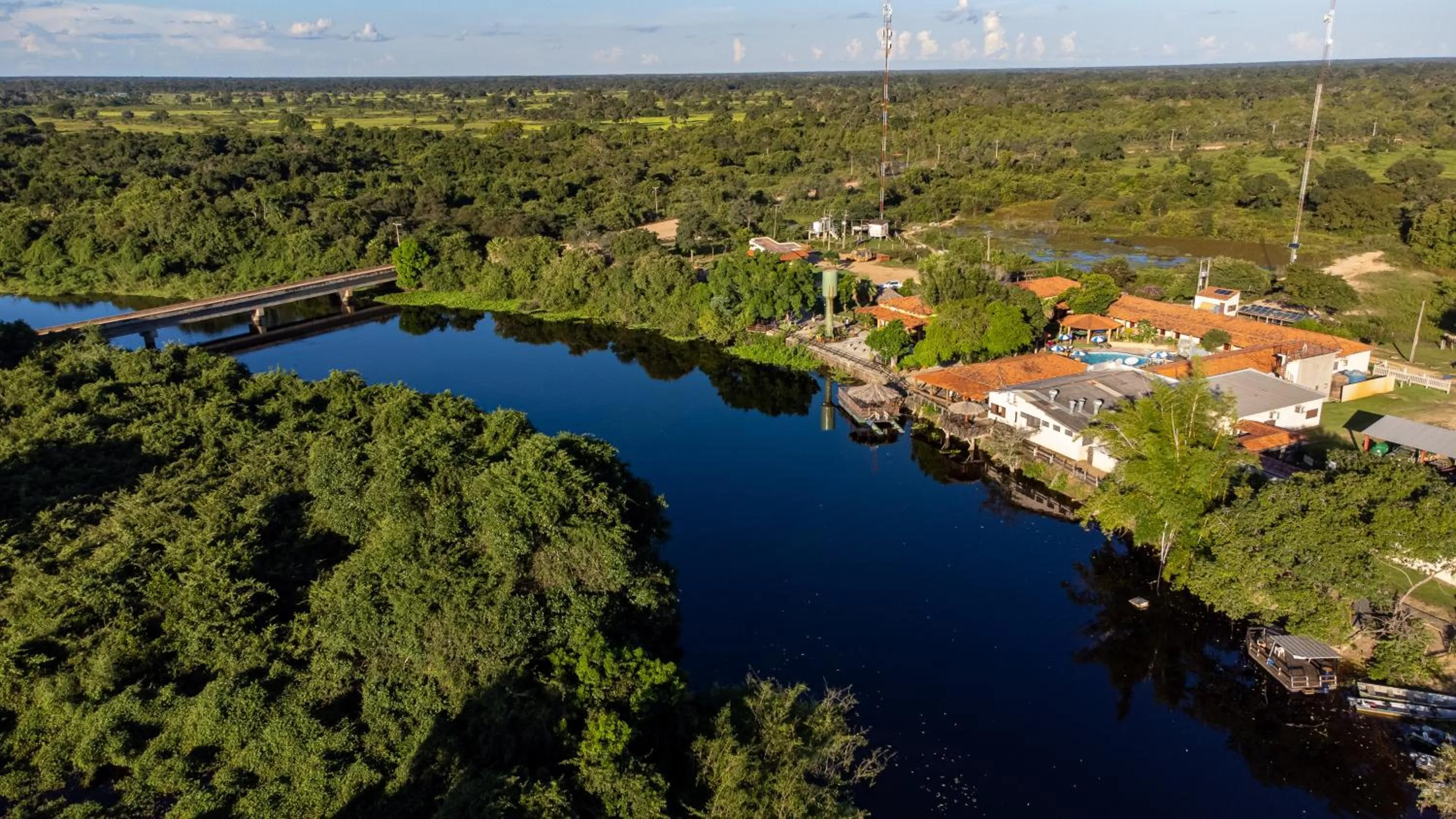 Bird's eye view in Hotel Pantanal Mato Grosso