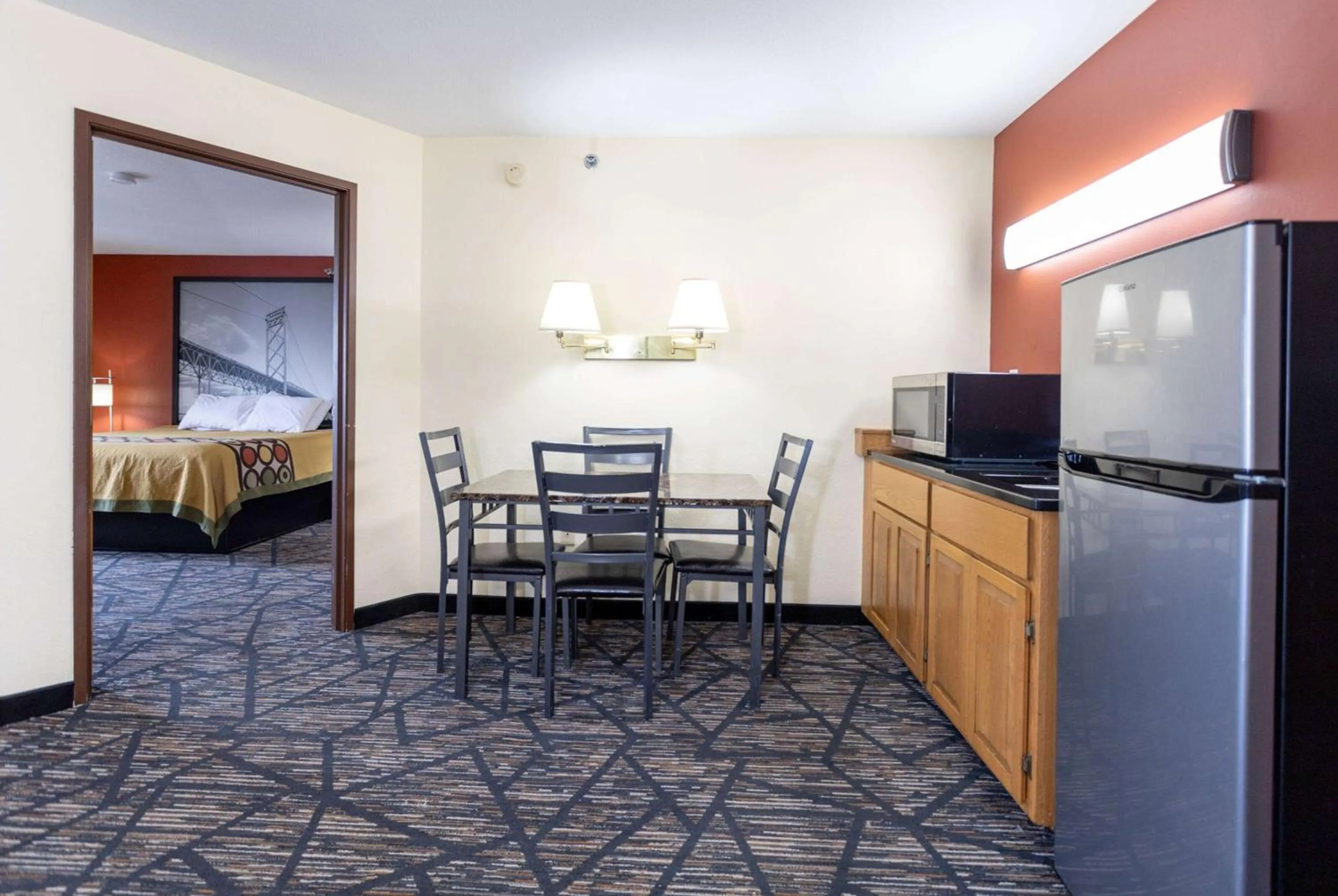 Photo of the whole room, Bed in Super 8 by Wyndham Big Rapids