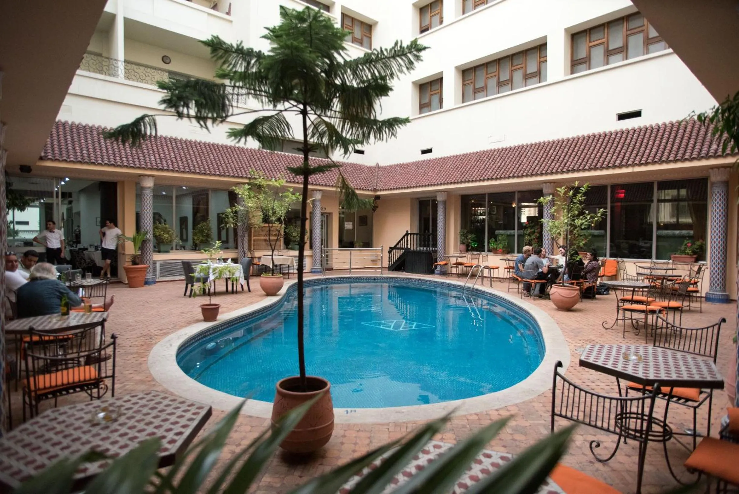 Patio in Hôtel Rif