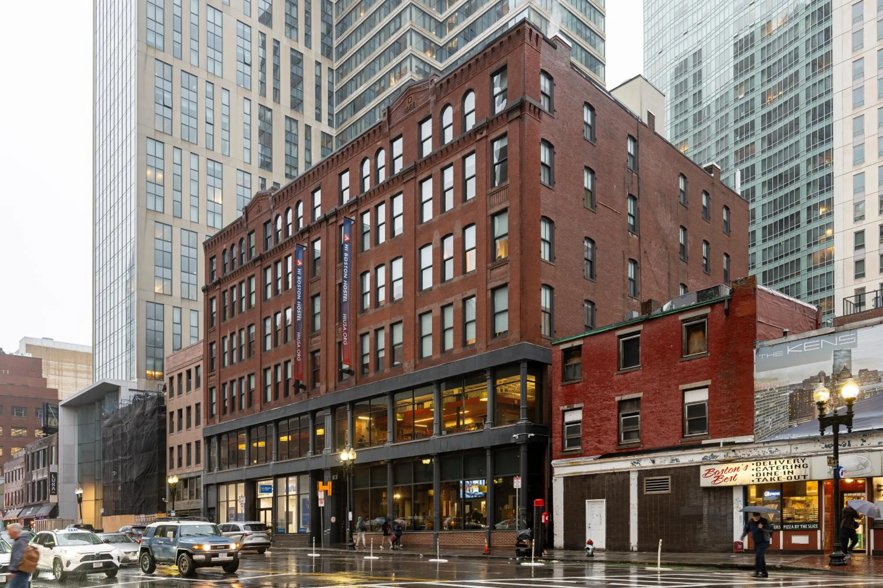 Property building in HI Boston Hostel