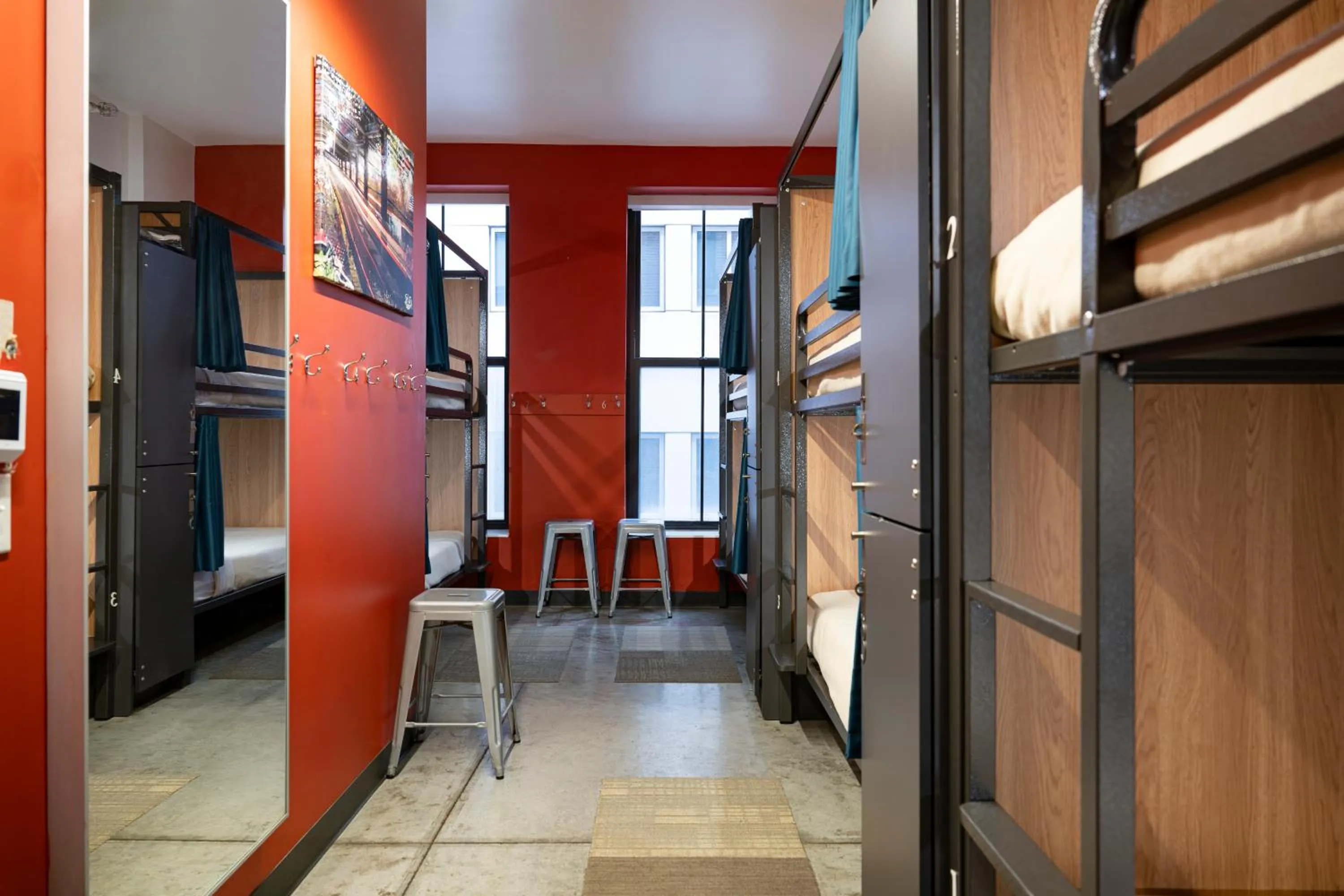 Bed in HI Boston Hostel